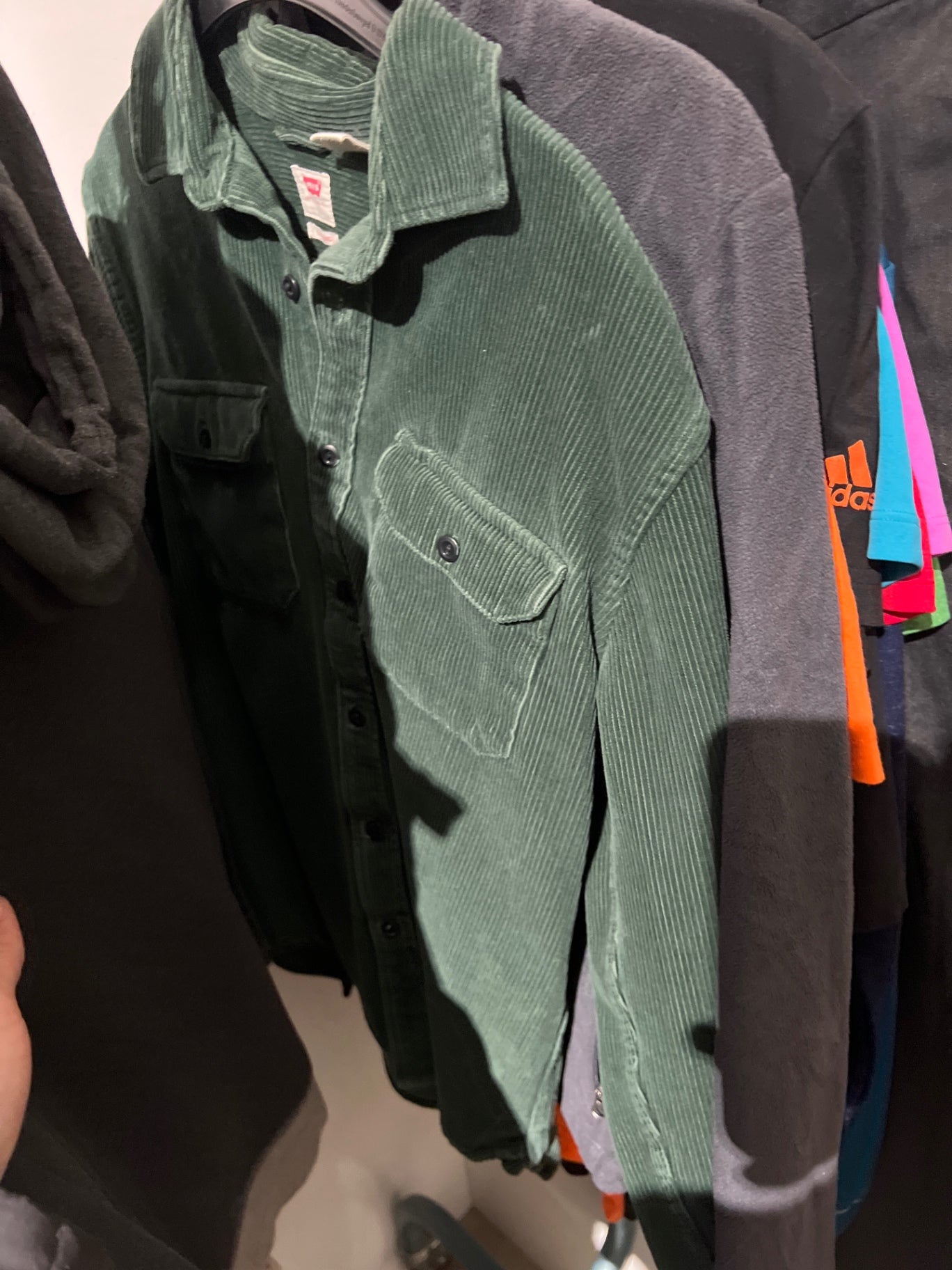 Levi's Hemdjacke Dunkelgrün Größe: S