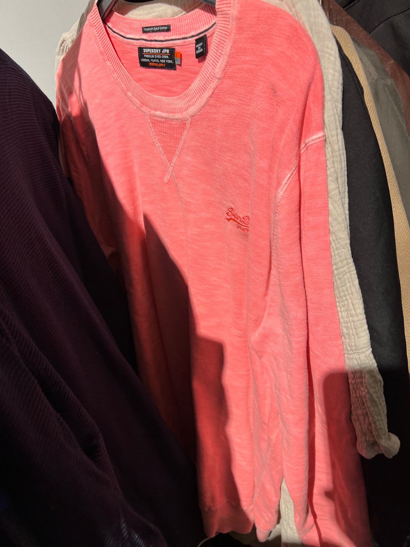 Superdry Pullover Rosa Größe: XXL