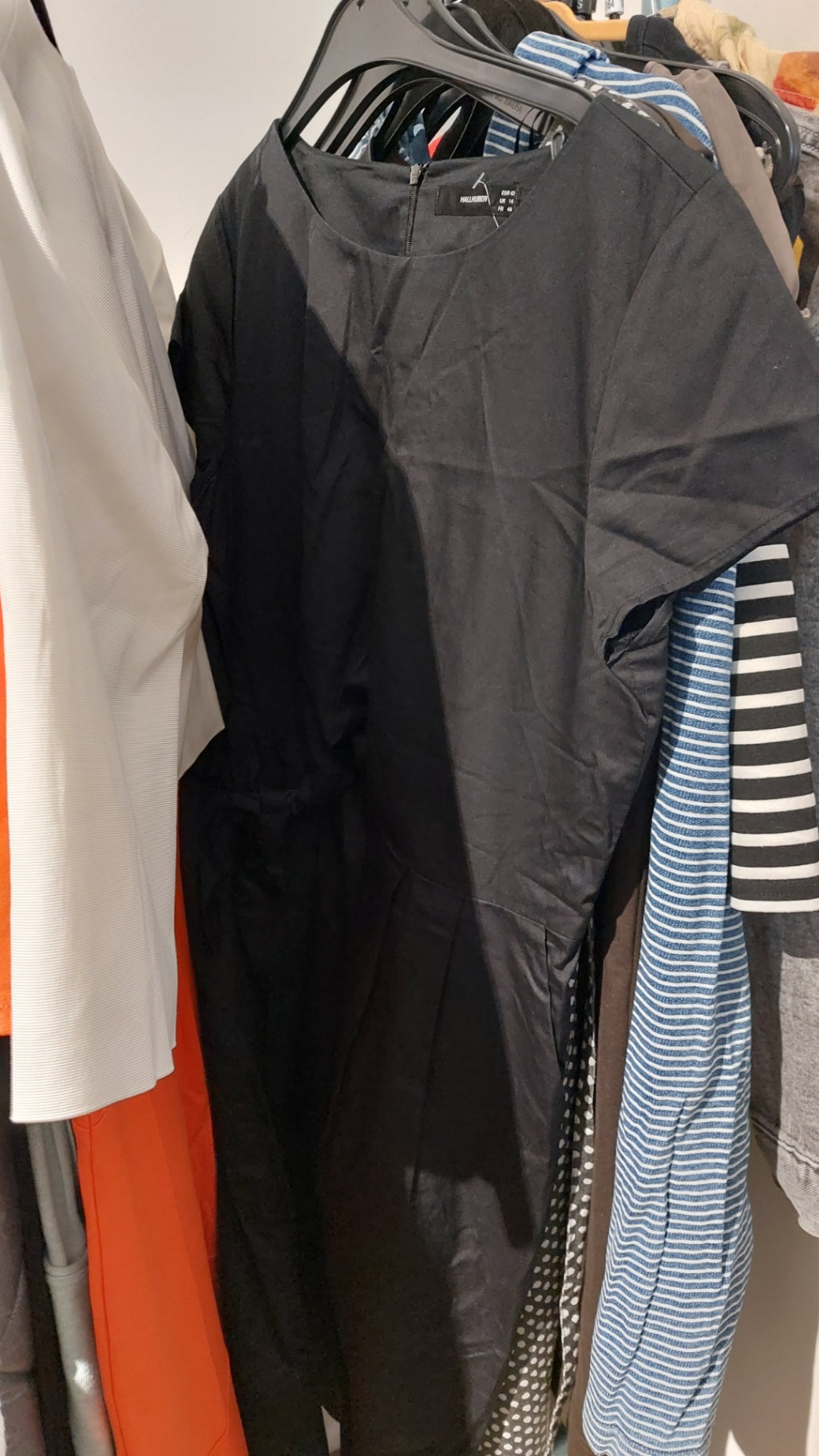 Hallhuber Kleid Schwarz Größe: M