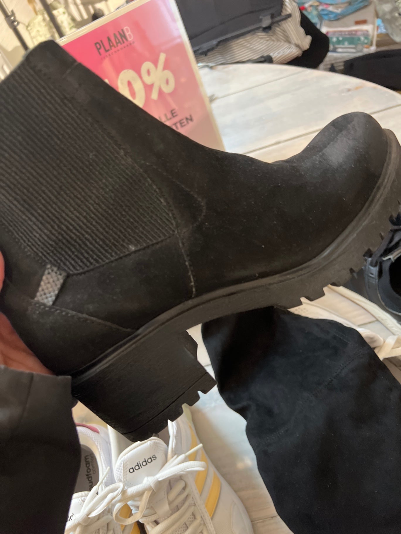 Lazamani Stiefeletten Schwarz Größe: 41