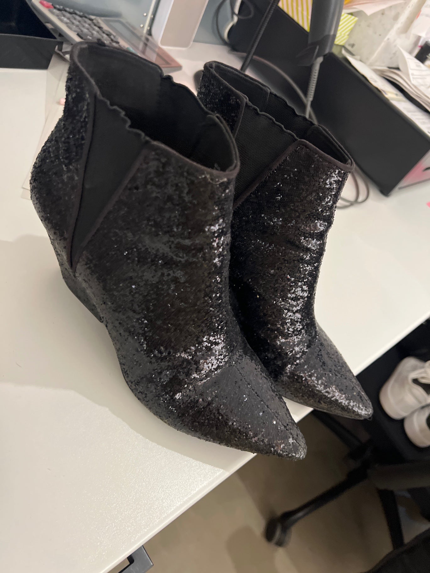 H&M Stiefeletten Schwarz Größe: 41