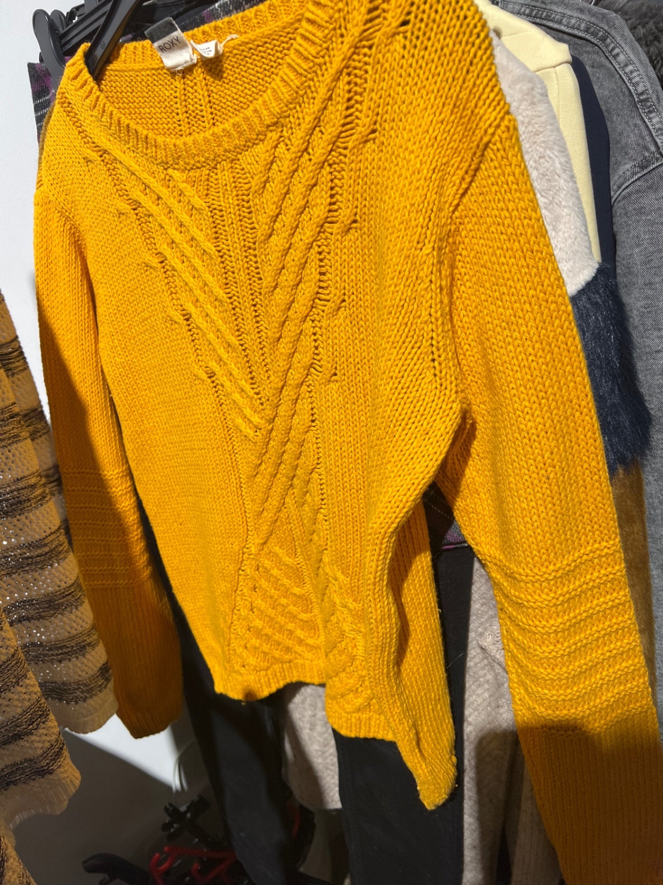 Roxy Pullover Gelb Größe: M