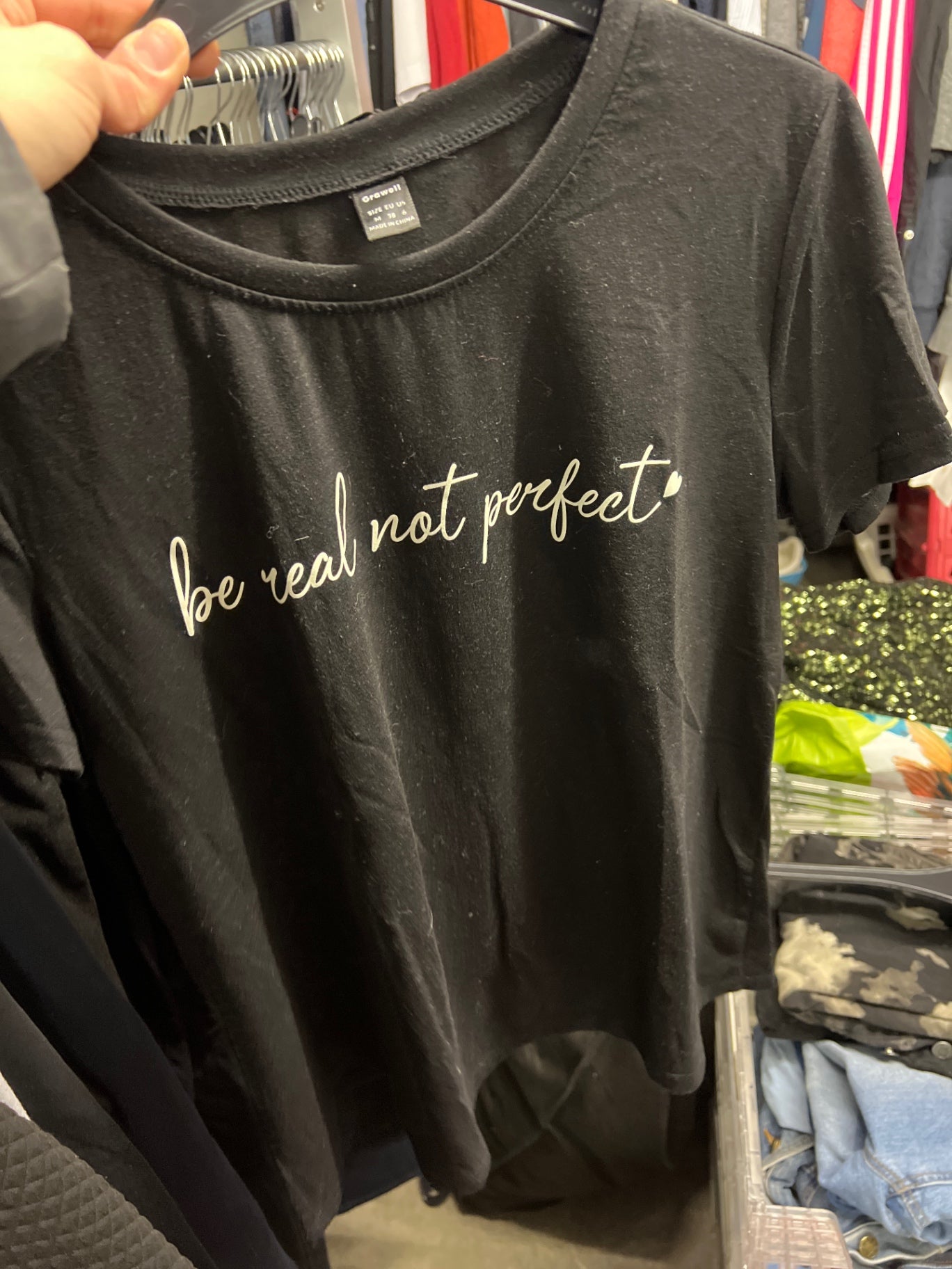 Grawell T-Shirt Schwarz Größe: M