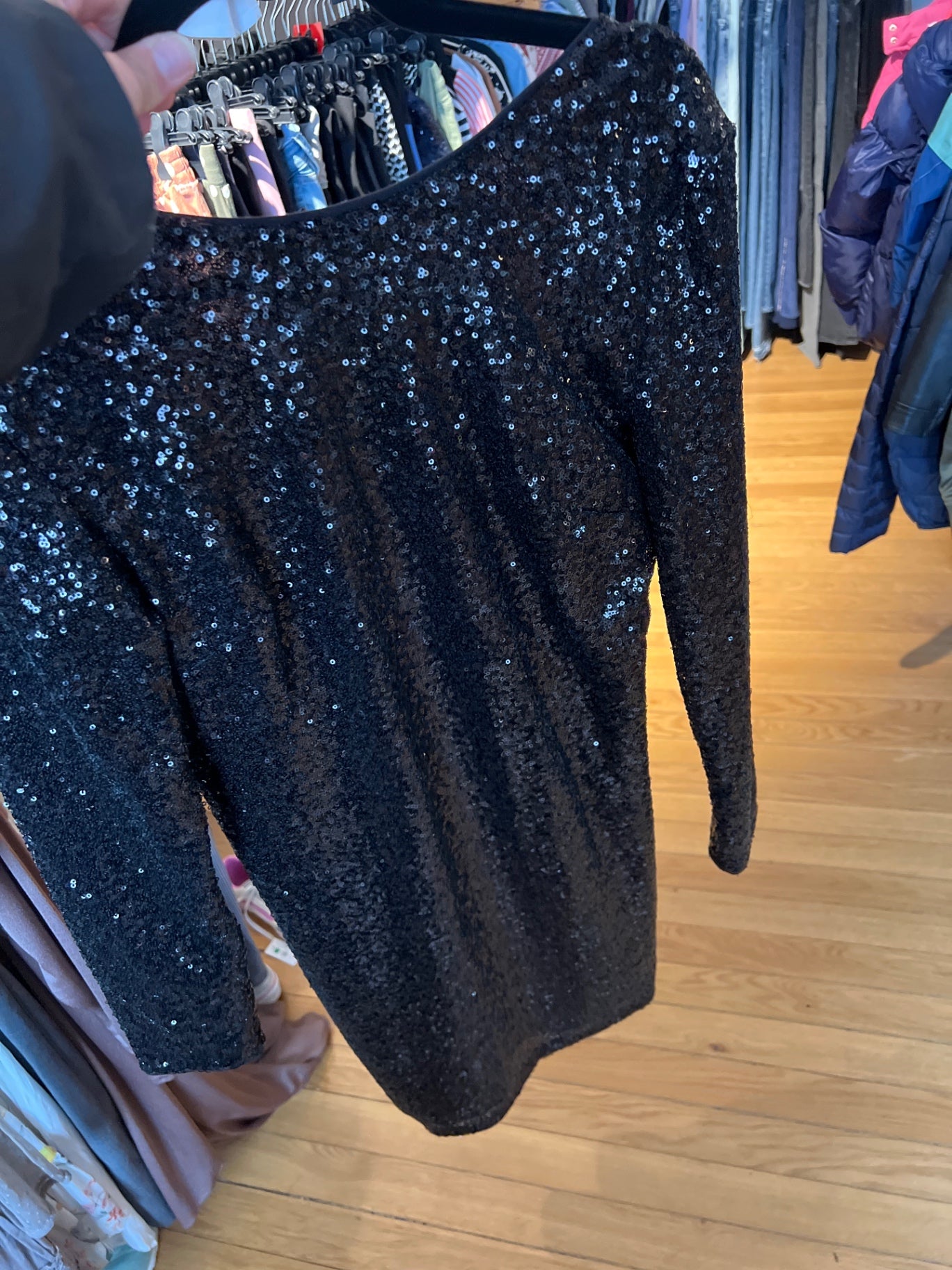 H&M Kleid Schwarz Größe: 42