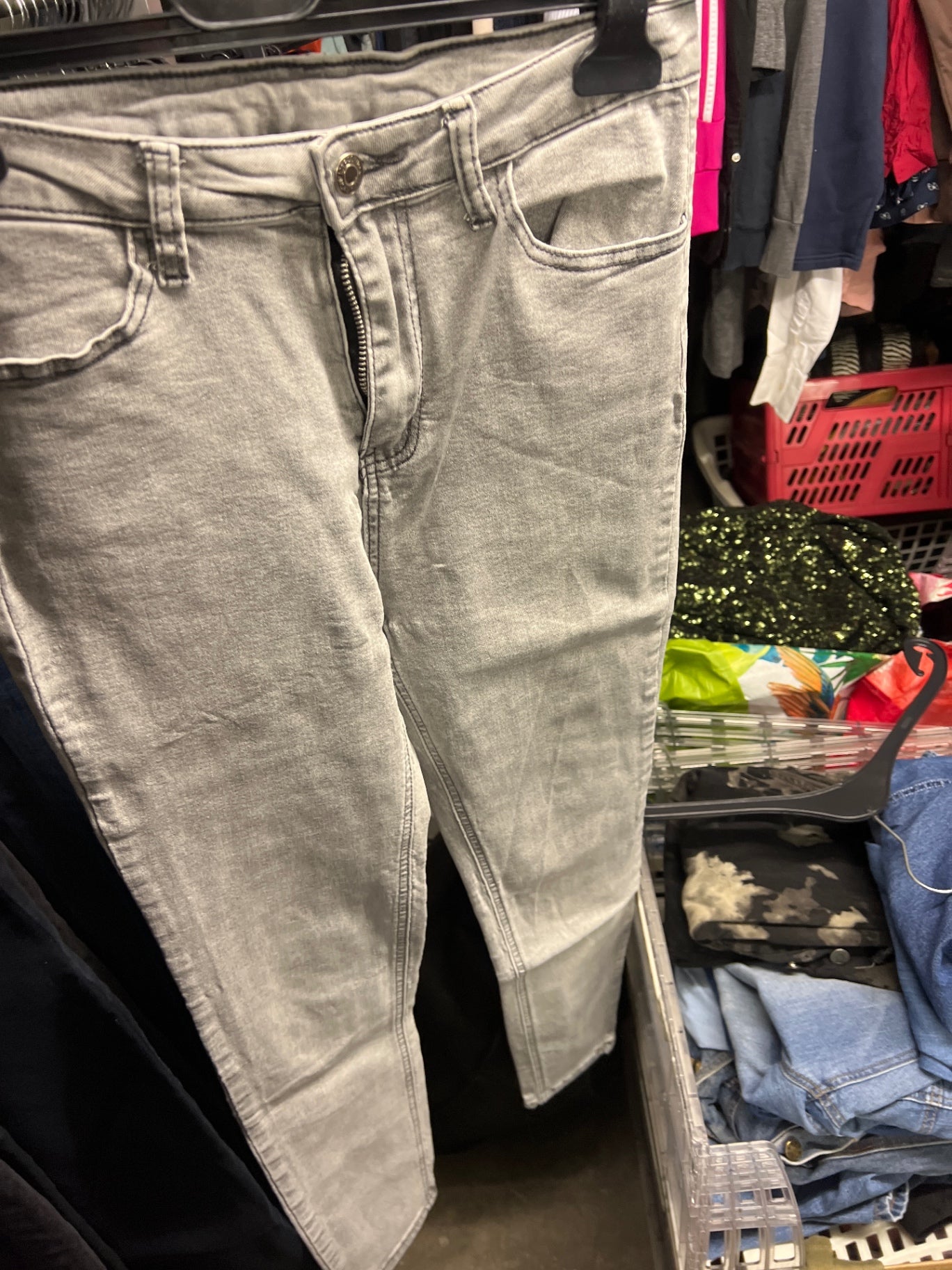 Shein Jeans Grau Größe: M