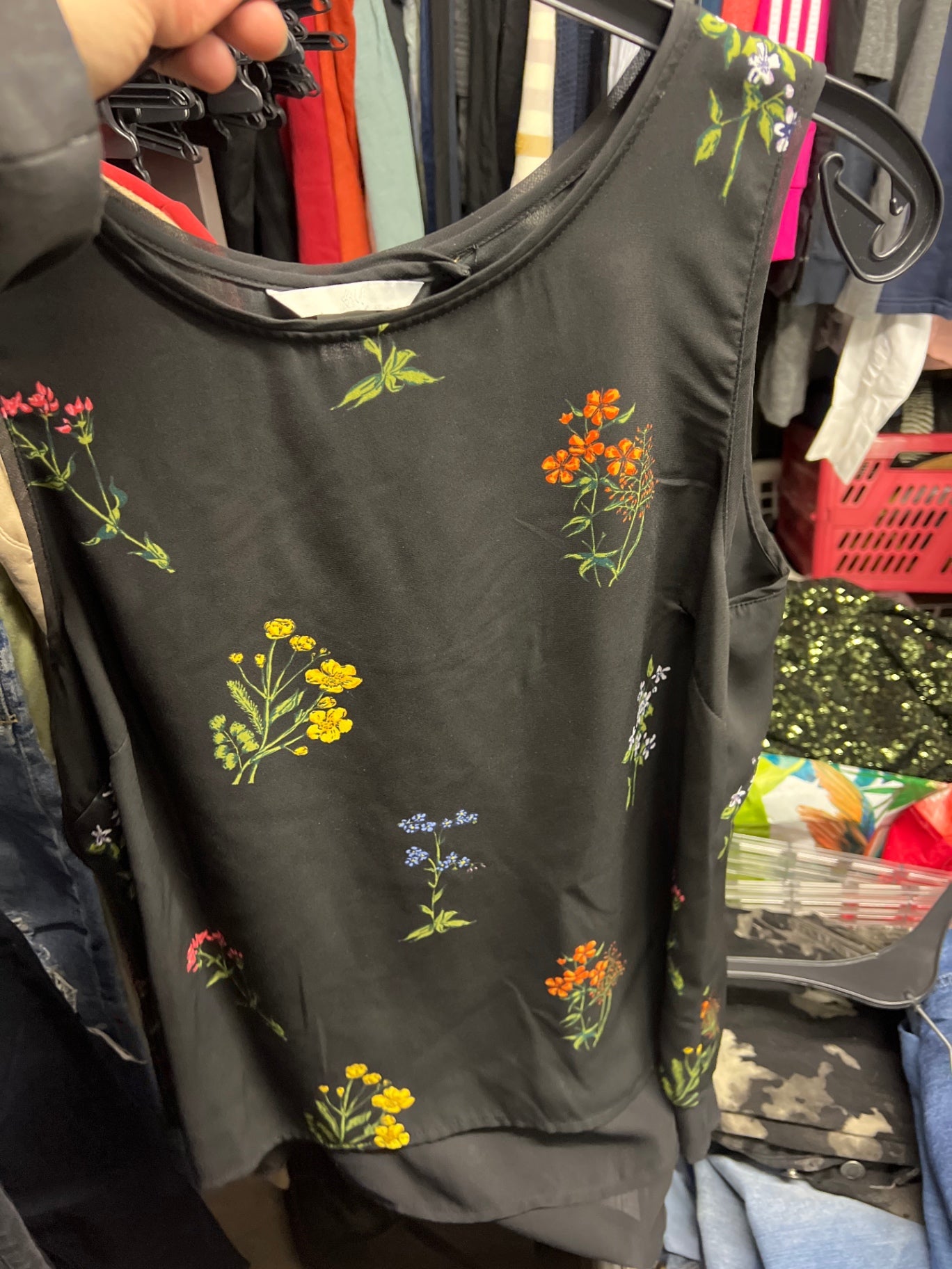 H&M Top Schwarz Größe: 40