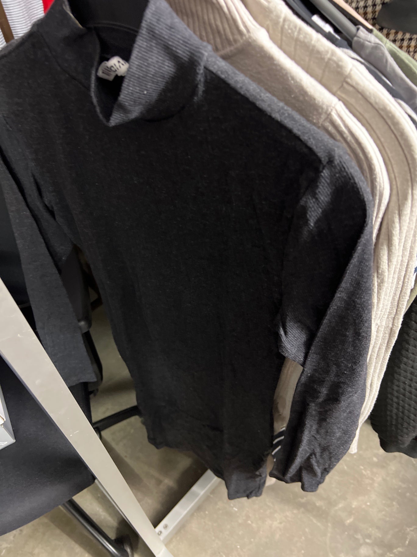 H&M Pullover Schwarz Größe: M