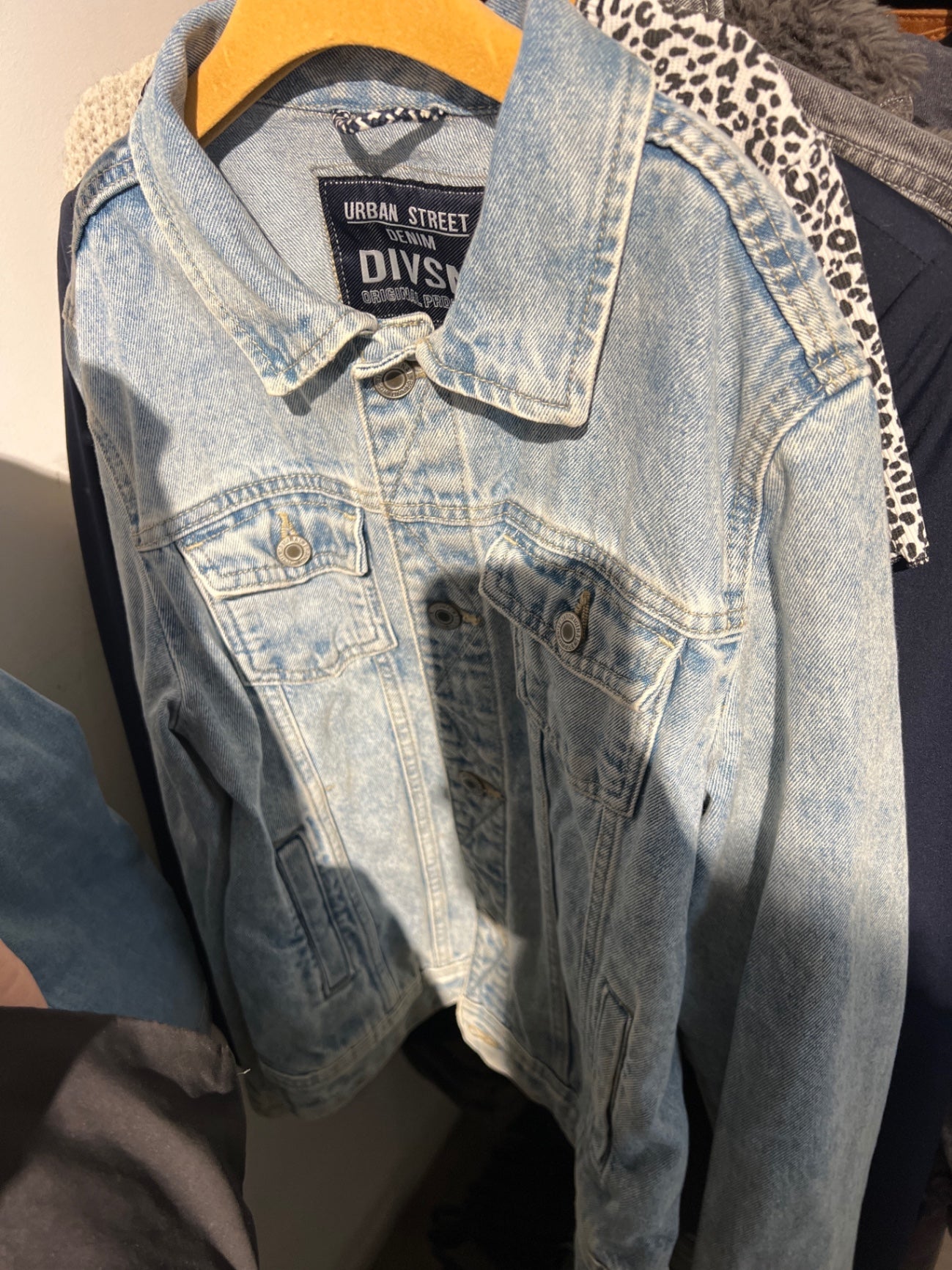 Urban Street Jacke Hellblau Größe: 158