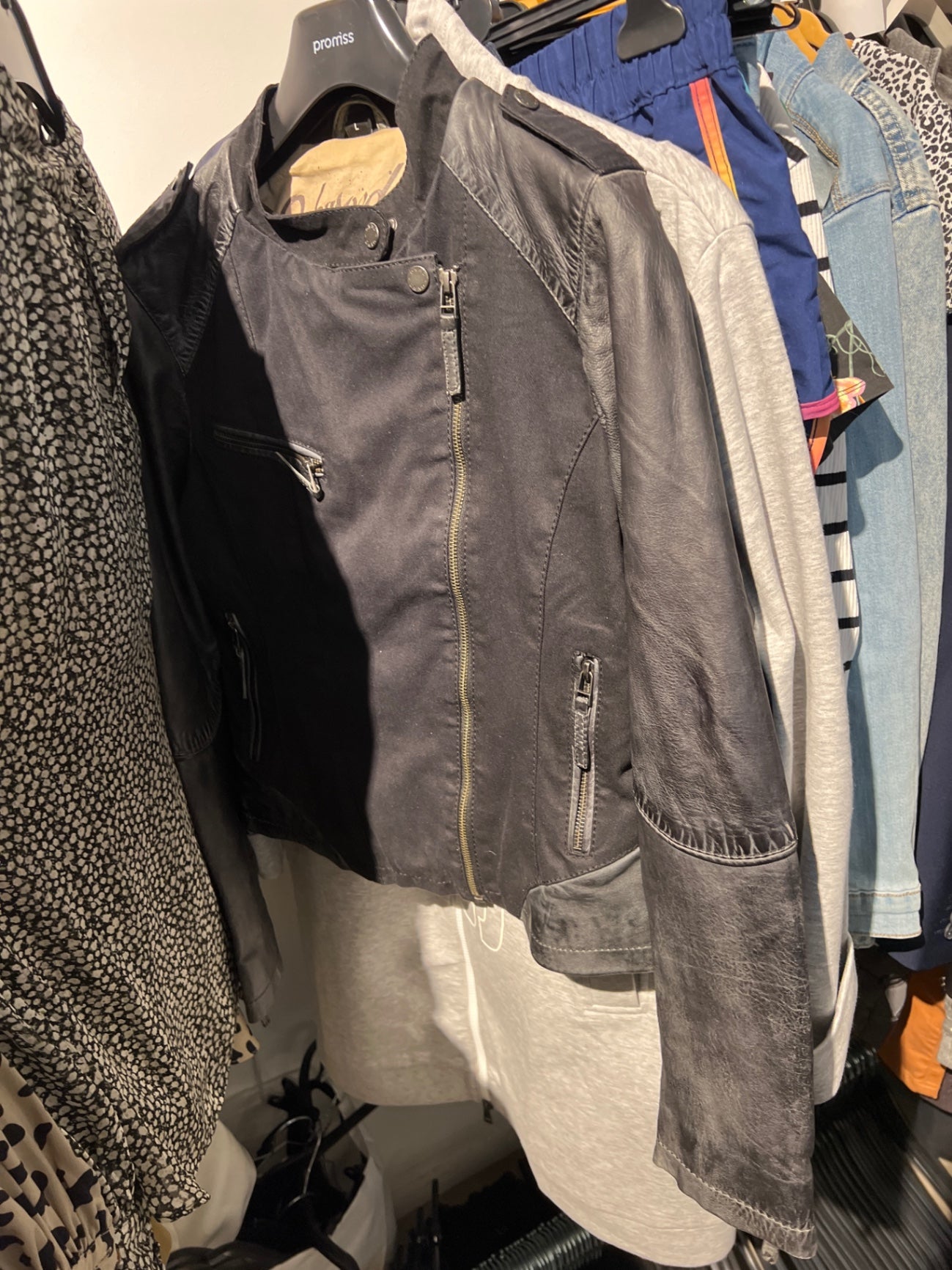 Oakwood Bikerjacke Schwarz Größe: M