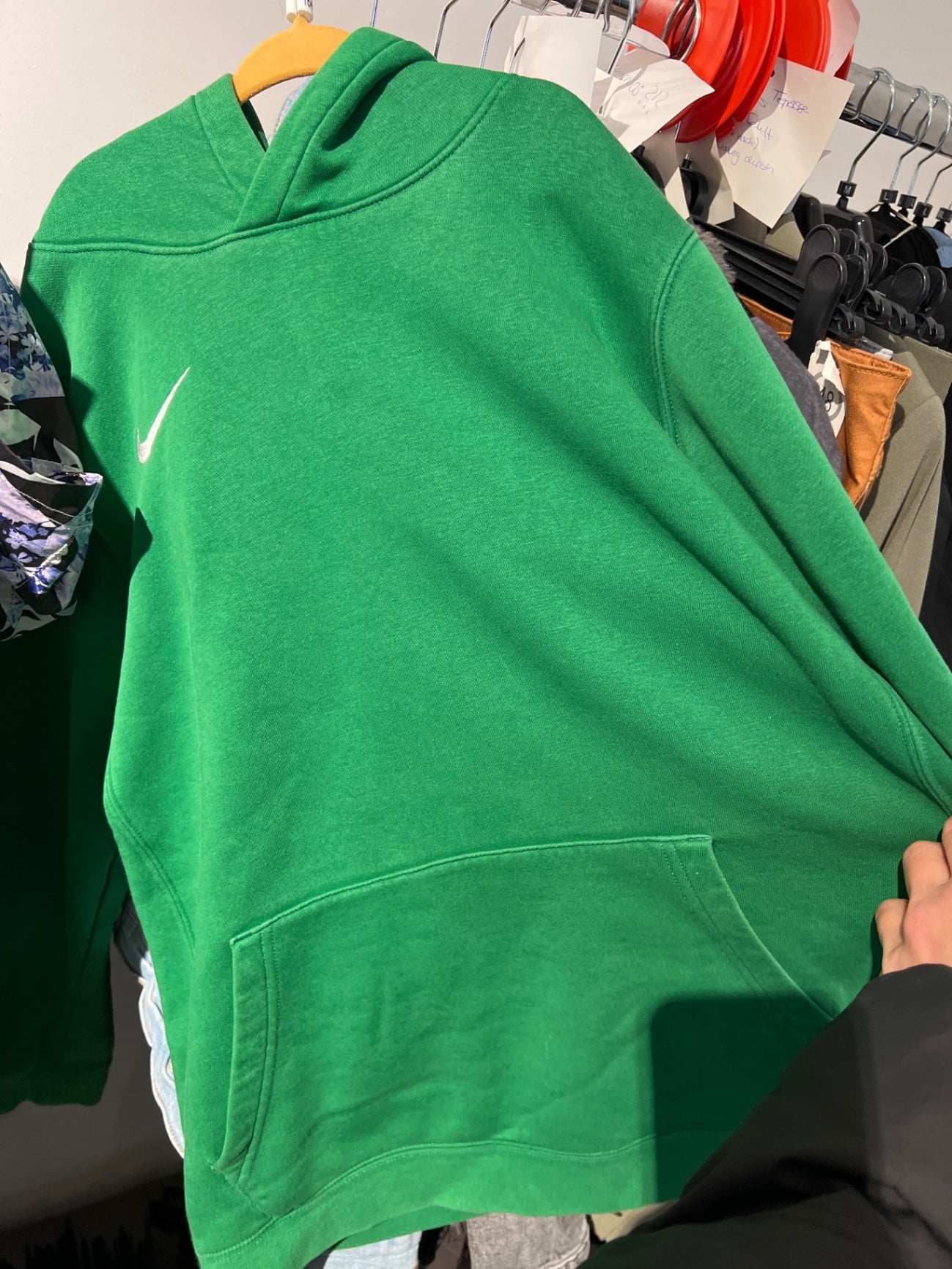 Nike Hoodie Grün Größe: 164