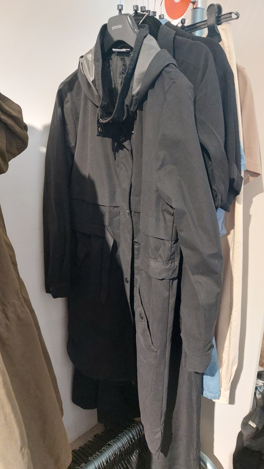 everme Parkajacke Schwarz Größe: 40