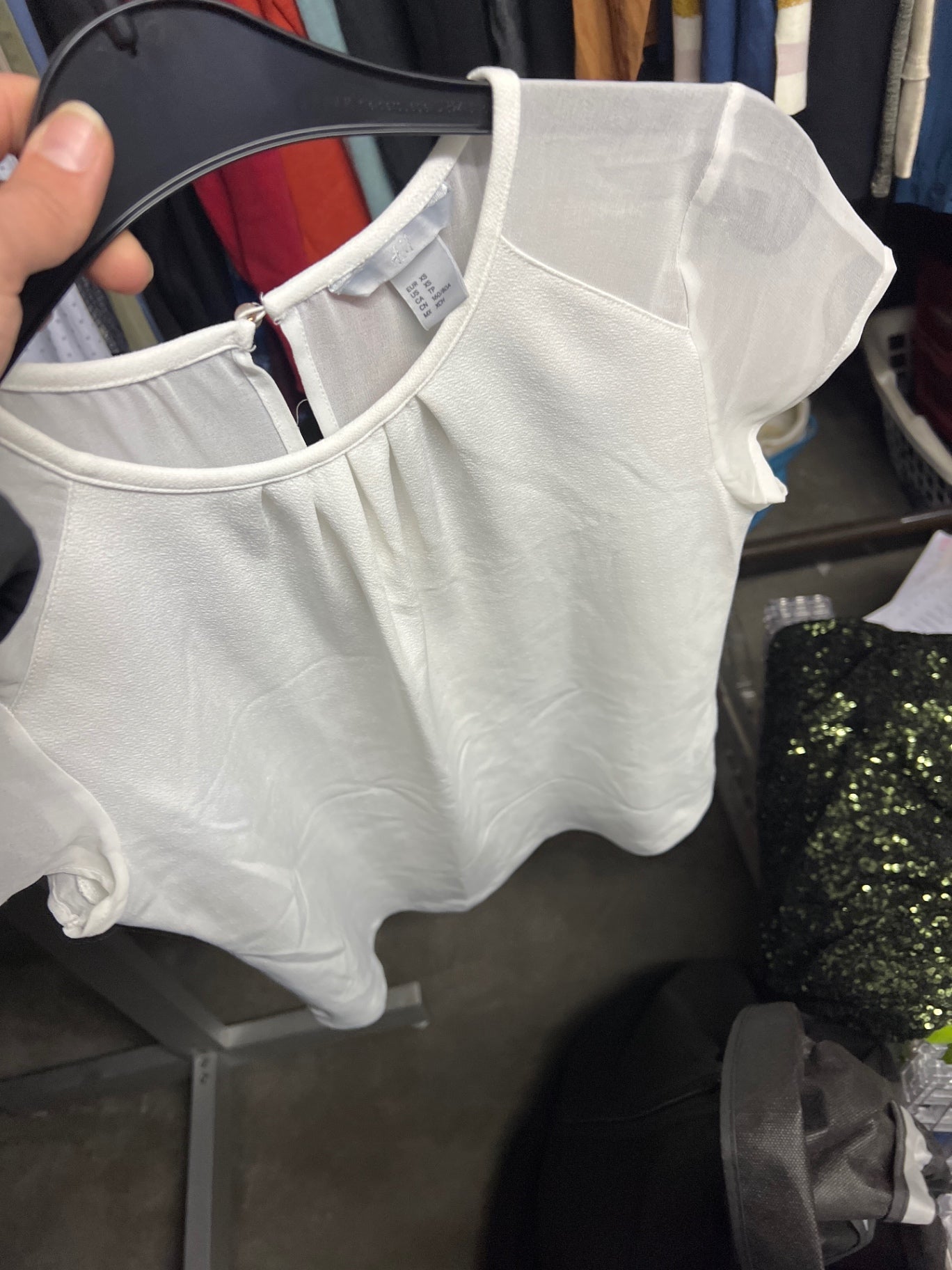 H&M Bluse Weiß Größe: XS