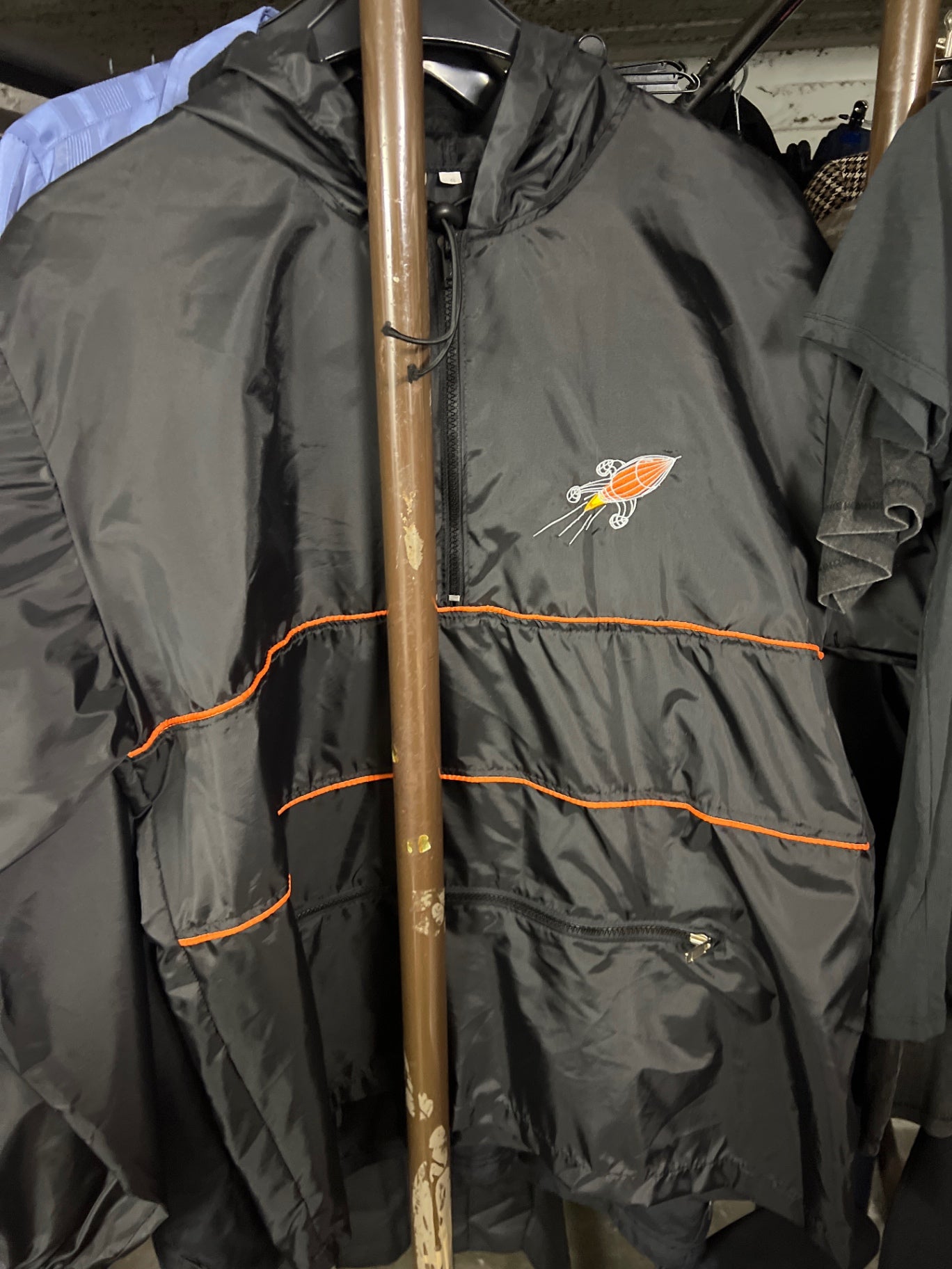 Windbreaker Schwarz Größe: S