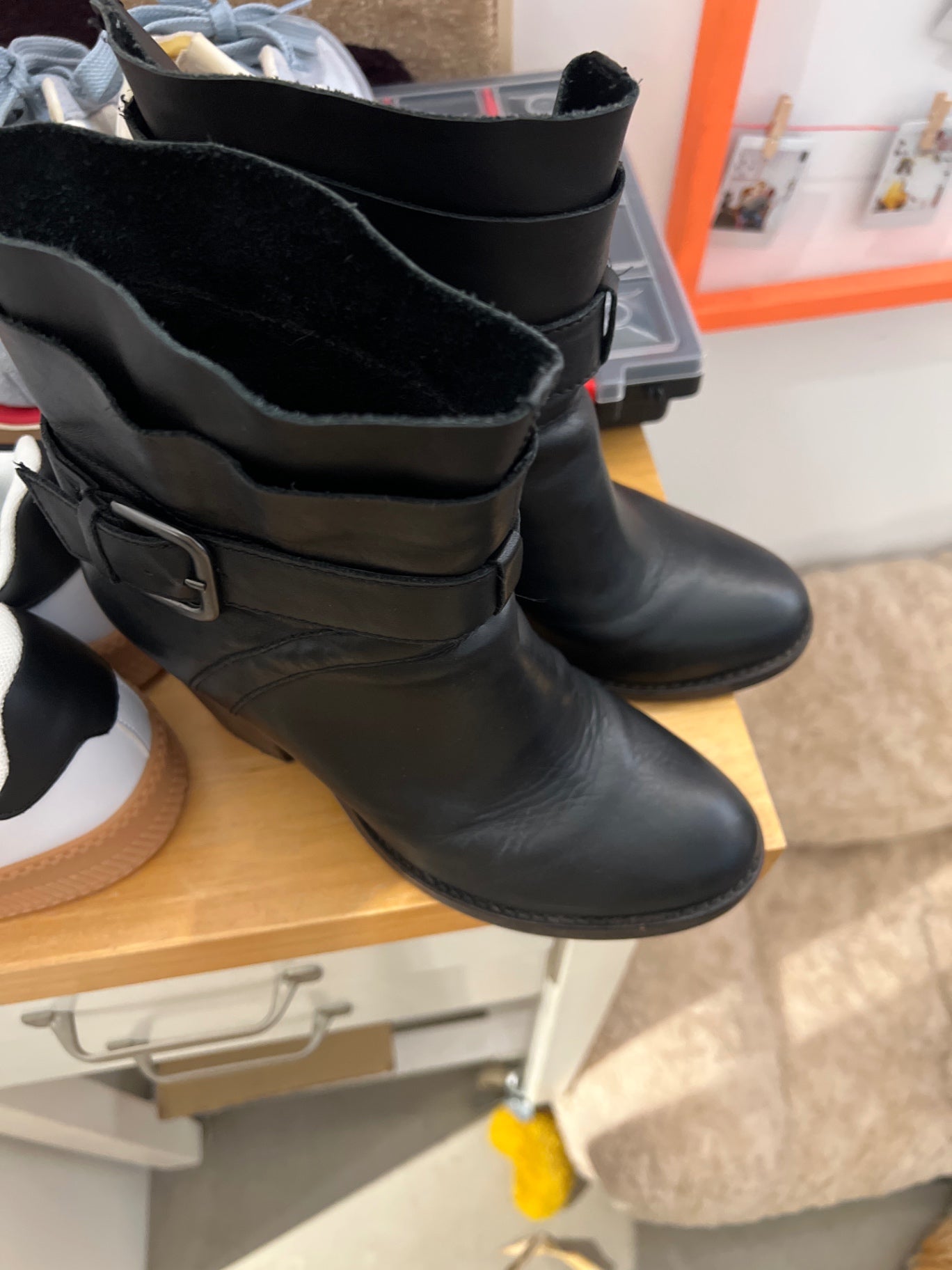 Stiefel Schwarz Größe: 37