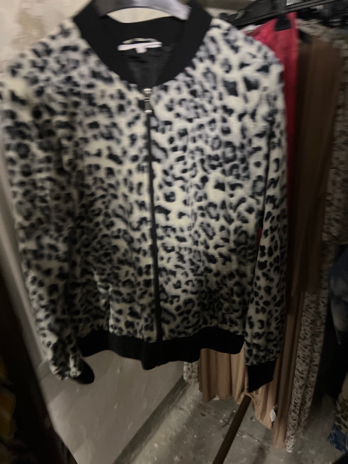 Zeze Bomberjacke Leopardenmuster Größe: M