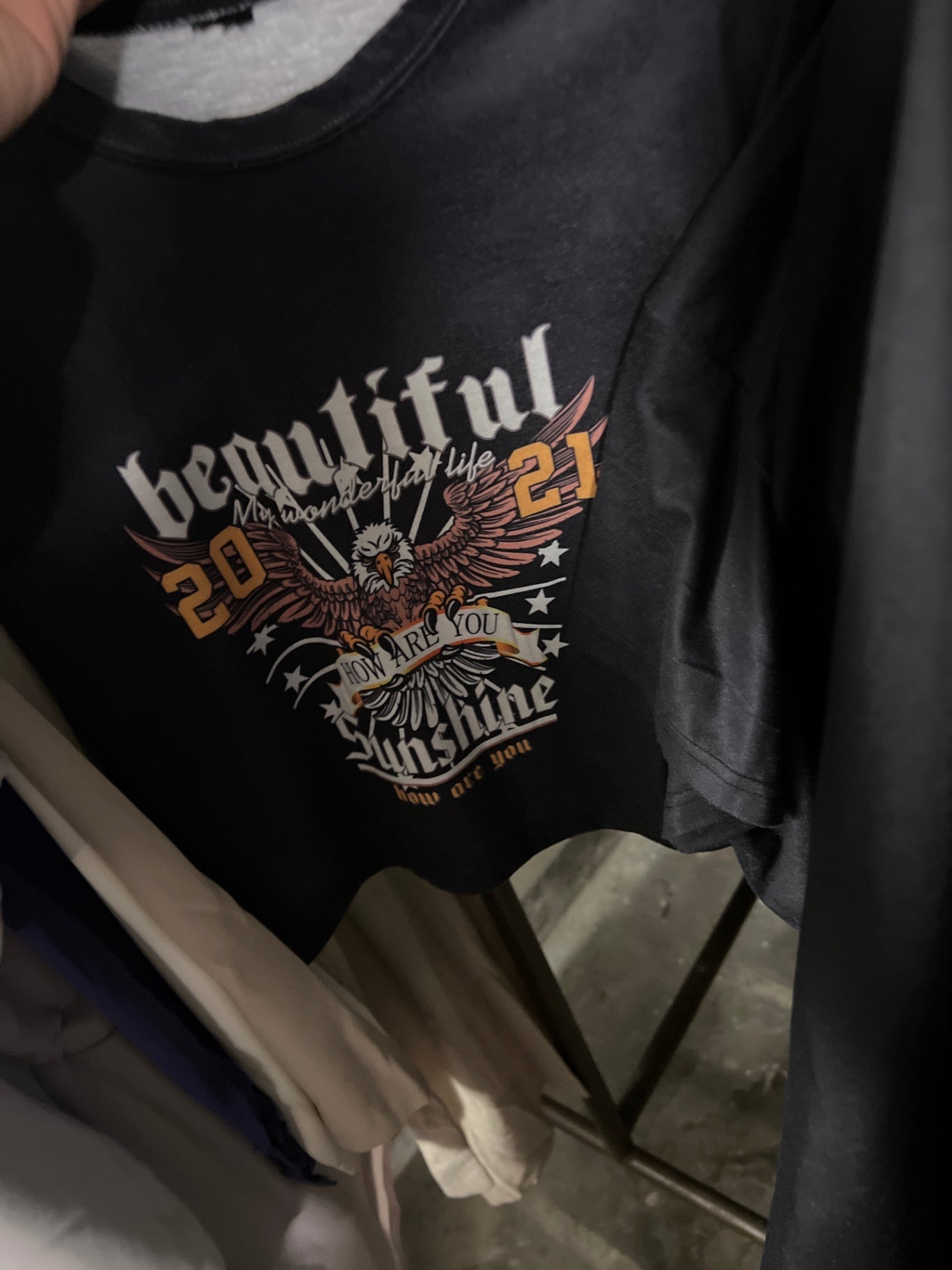 T-Shirt Schwarz Größe: S