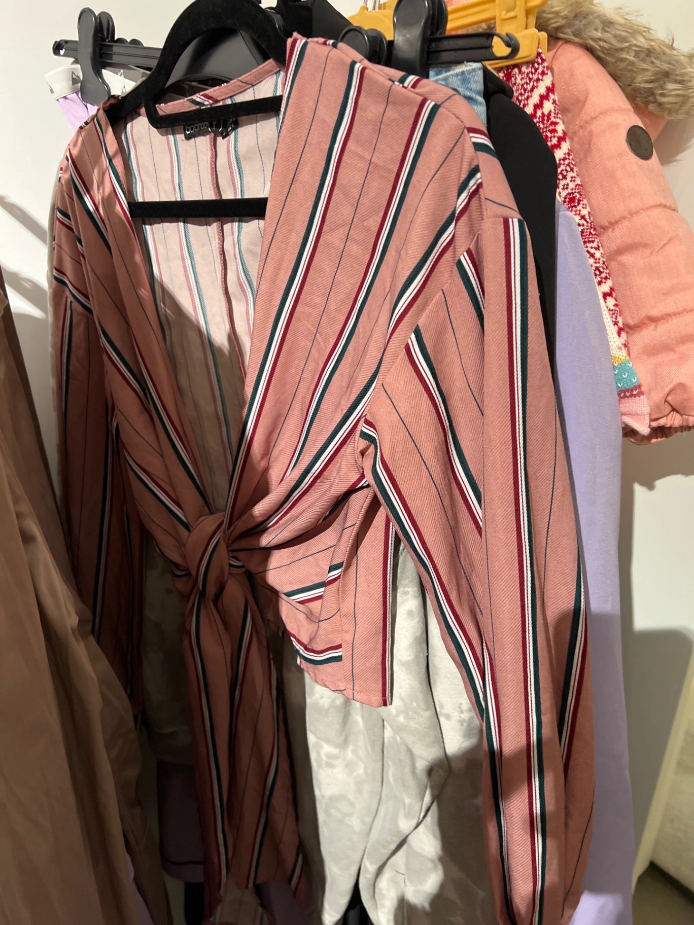 Boohoo Bluse Rosa Größe: 36