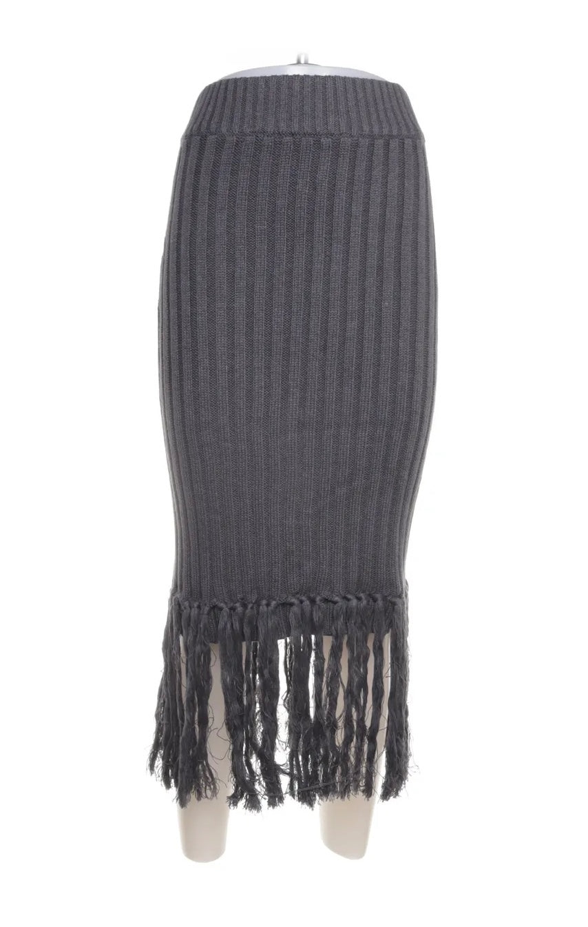 Gina Tricot Rock Grau Größe: S