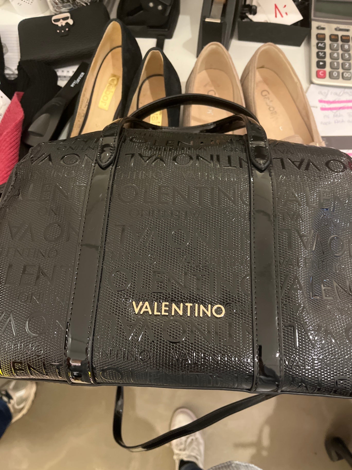 Valentino Tasche Schwarz Größe: