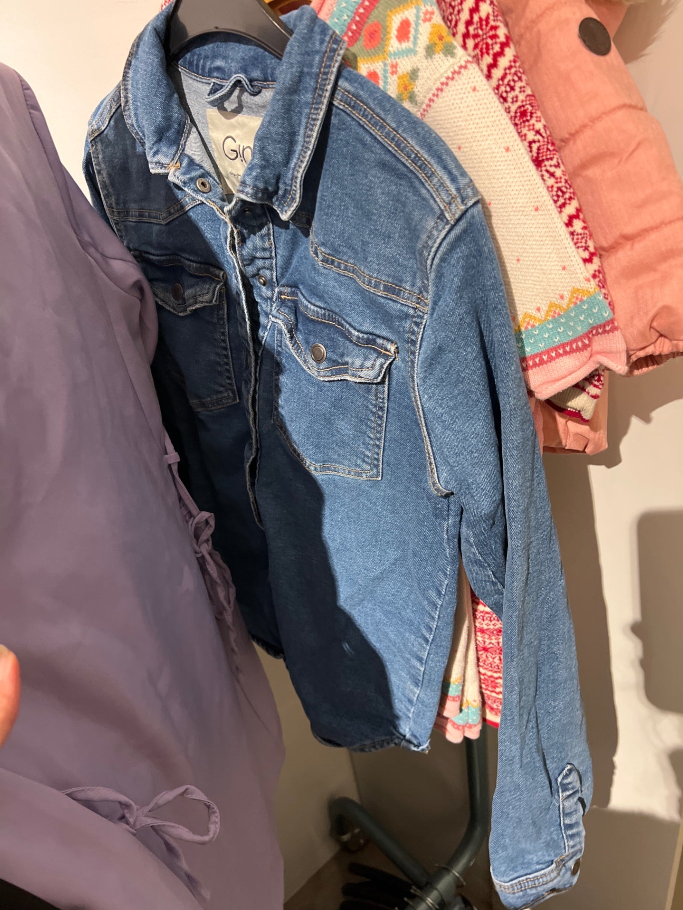 Gina Jeansjacke Blau Größe: S