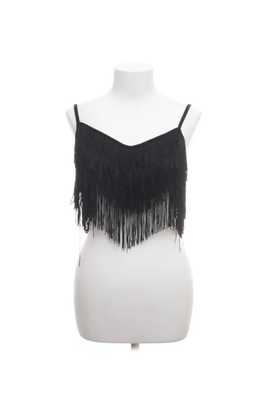 Bik Bok Crop-Top Schwarz Größe: S