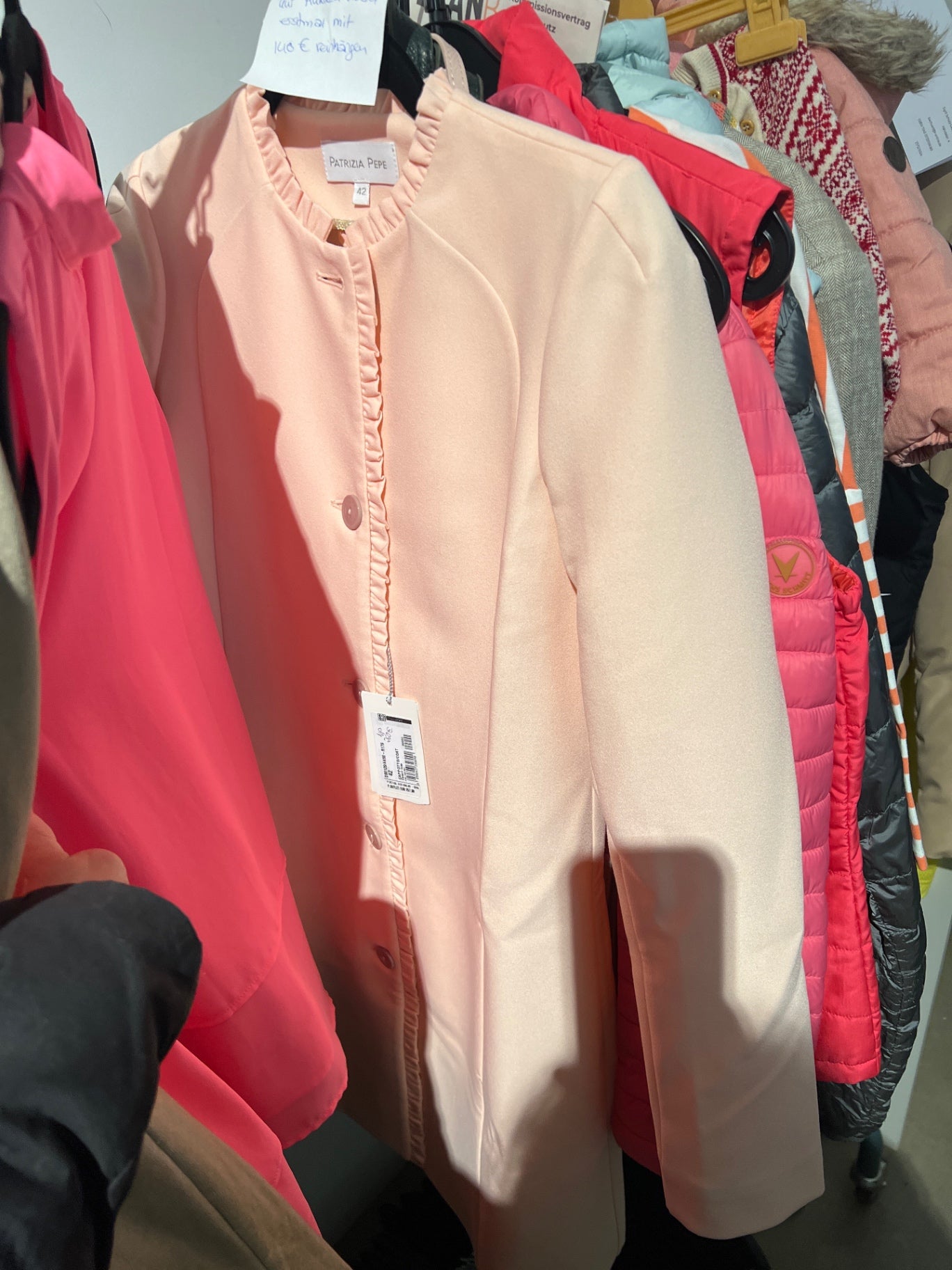 Patrizia Pepe Jacke Rosa Größe: M
