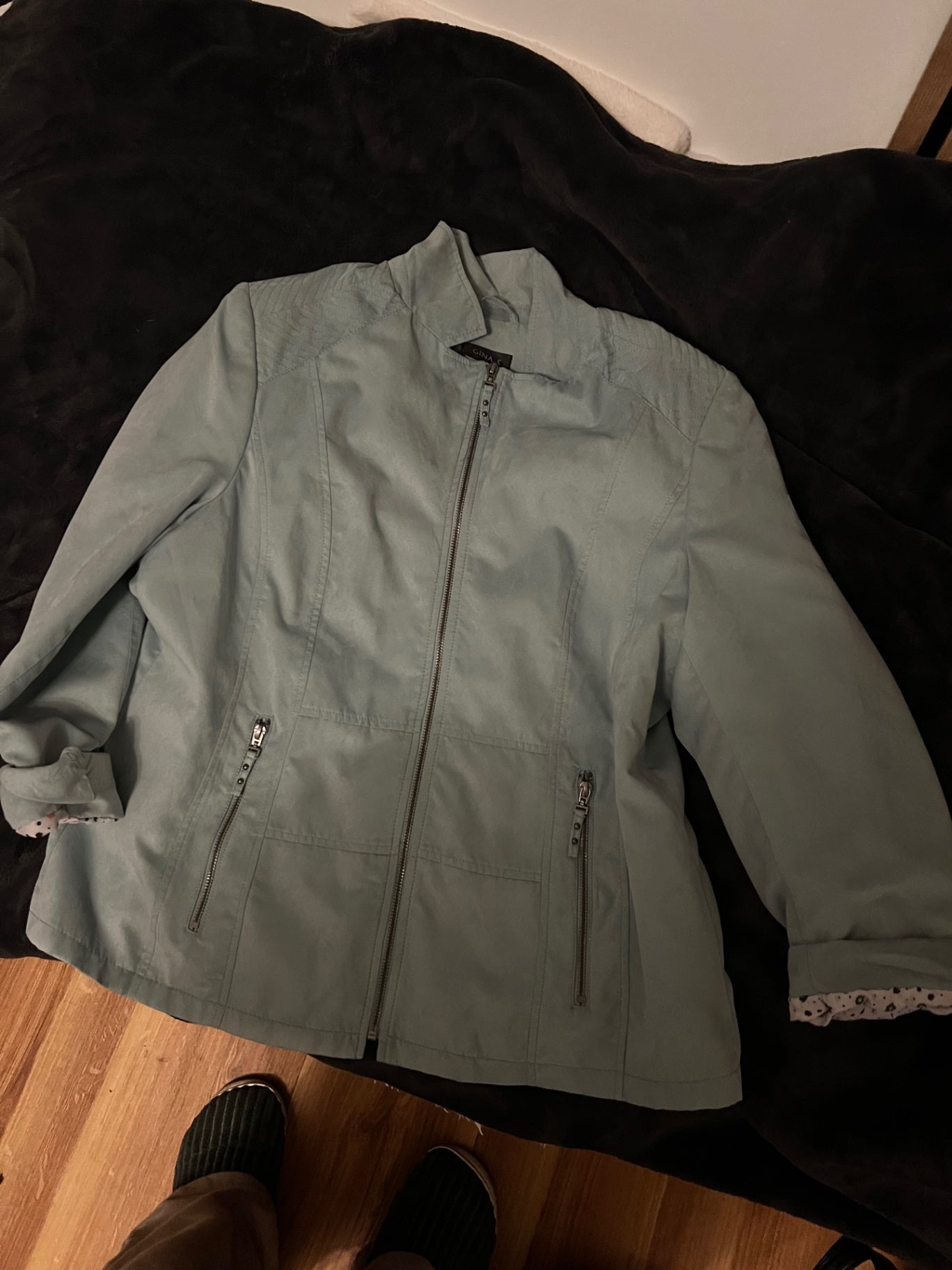 GINA S Jacke Hellblau Größe: M