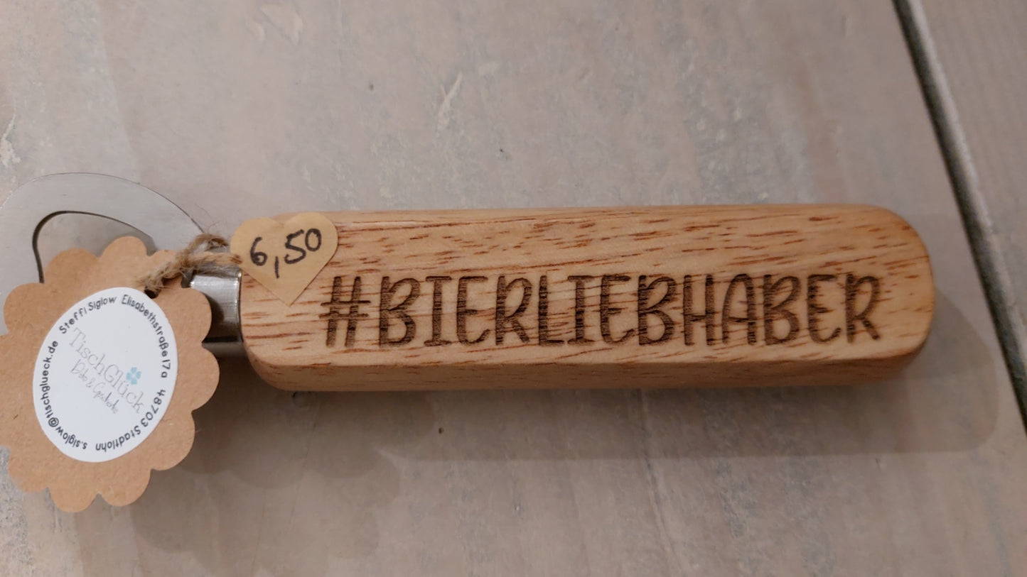 TischGlück Flaschenöffner Holz