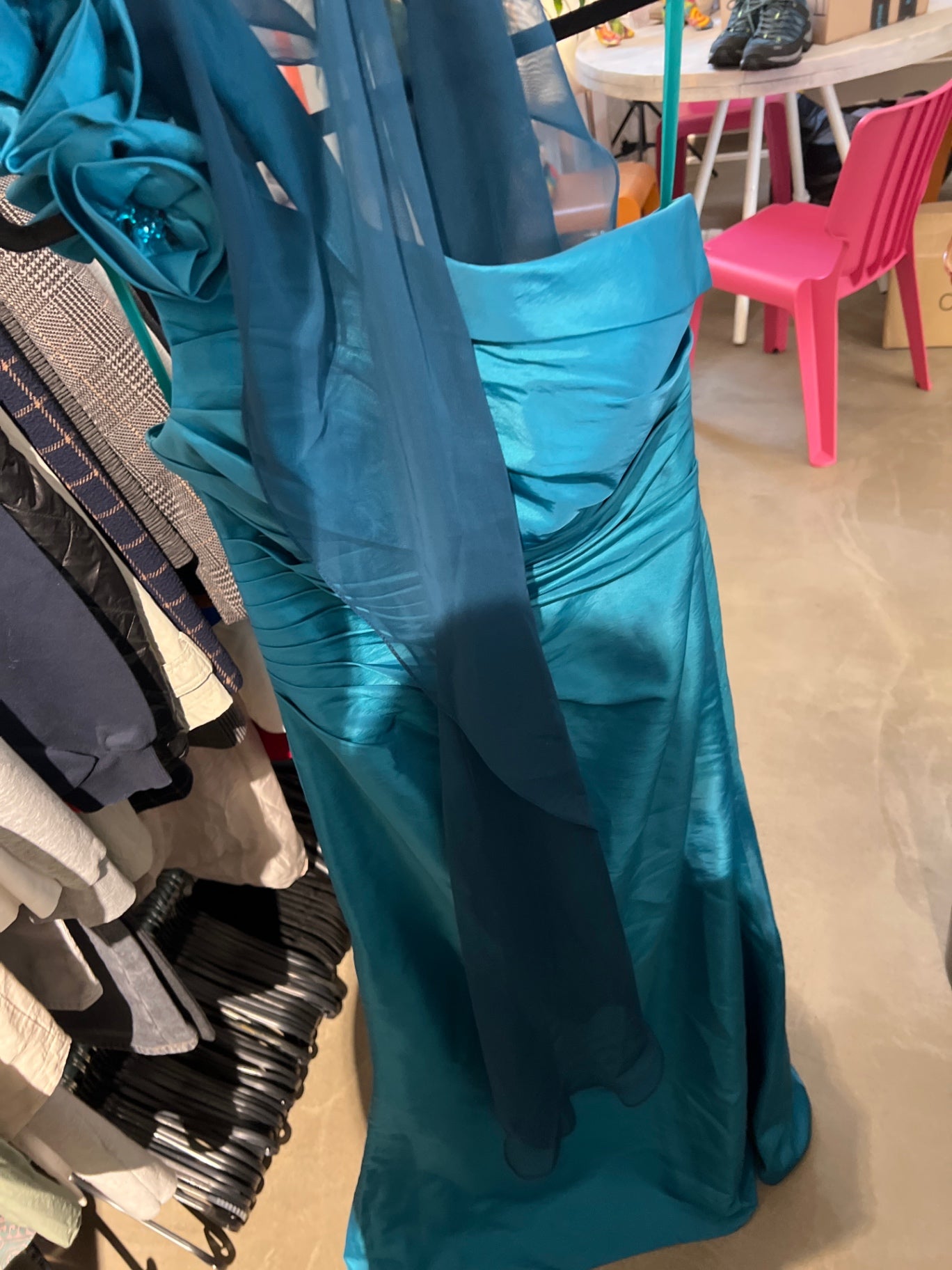Symphony Venus Abendkleid Türkis Größe: S-M
