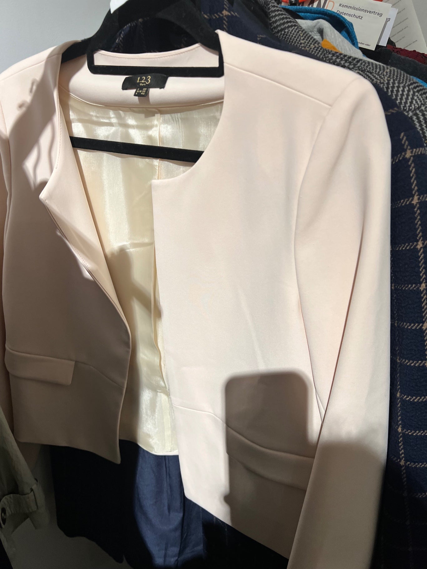 1.2.3 Paris Blazer Rosa Größe: 38
