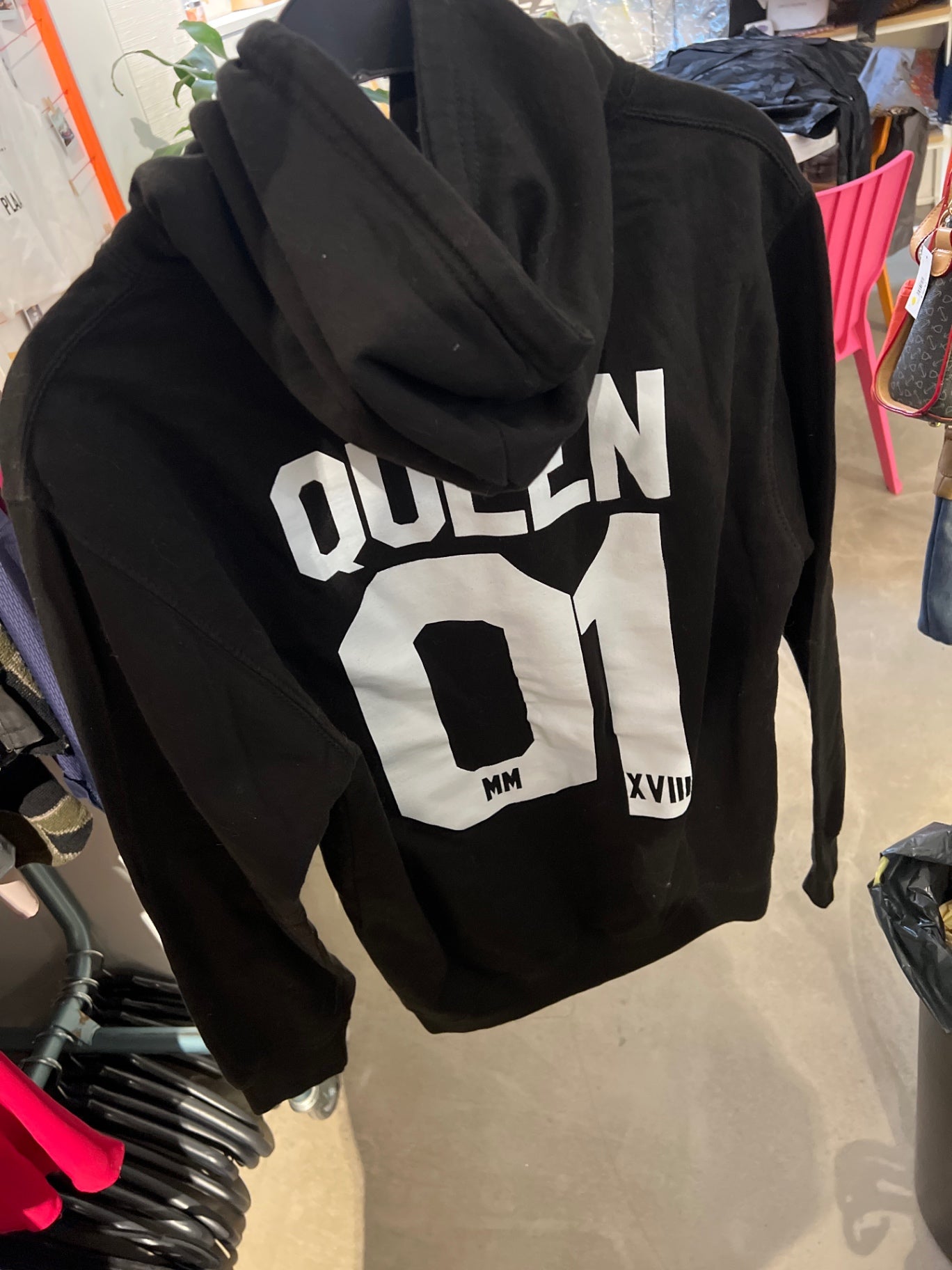 Kapuzenshirt Schwarz Größe: S