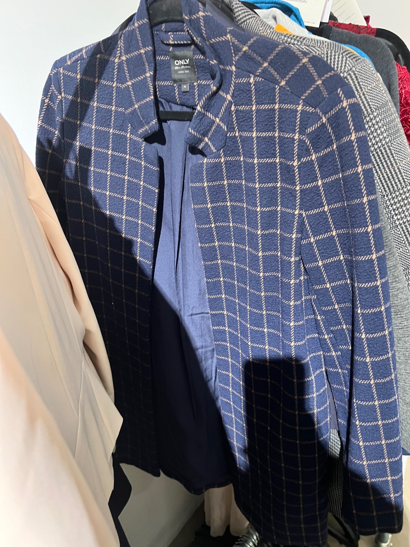 ONLY Langer Blazer Dunkelblau Größe: M