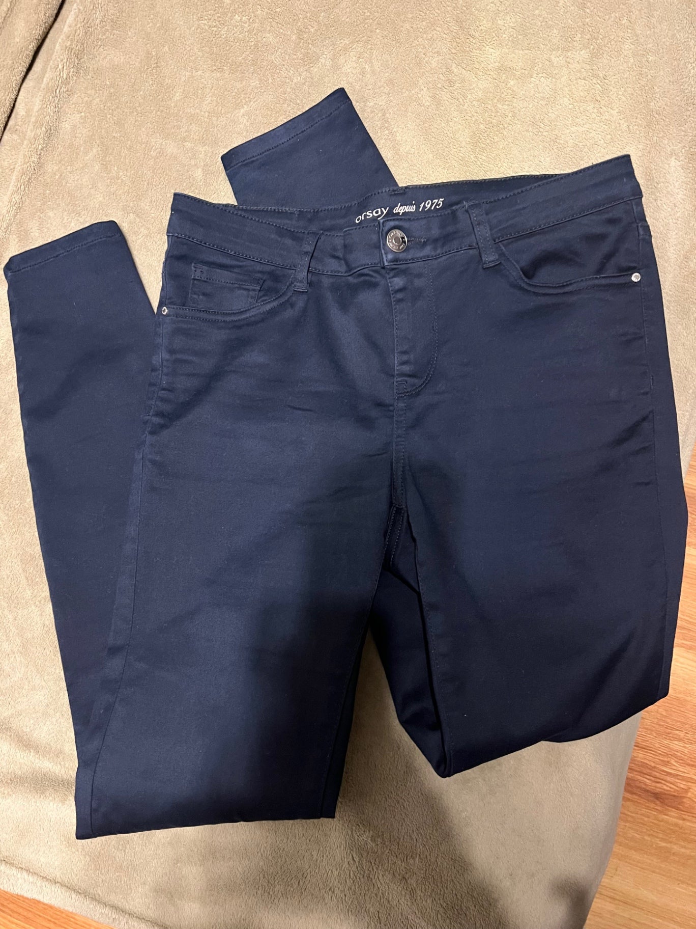 Orsay Hose Dunkelblau Größe: 38
