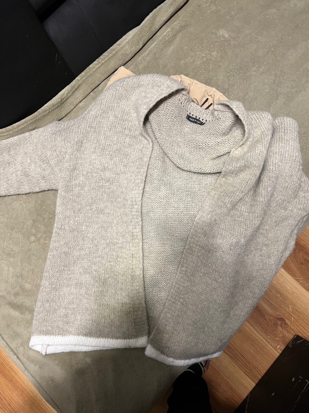 Made in Italy mit Lana-Wool Strickjacke Größe: M
