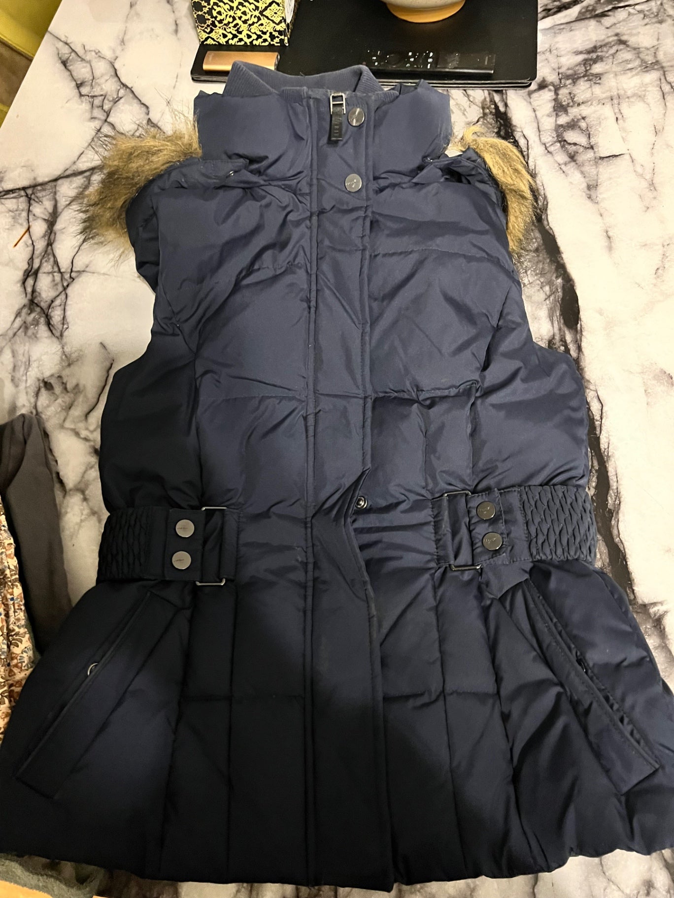 Esprit Weste Marineblau Größe: 36