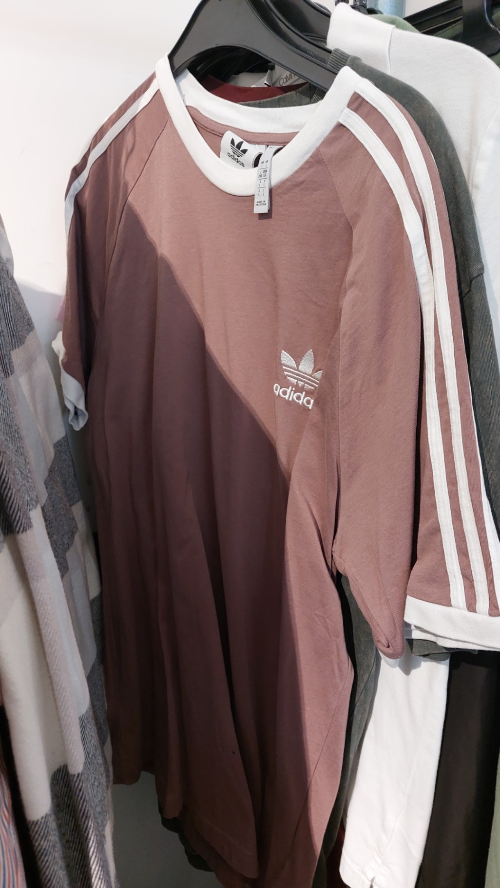 Adidas T-Shirt Rosa Größe: L