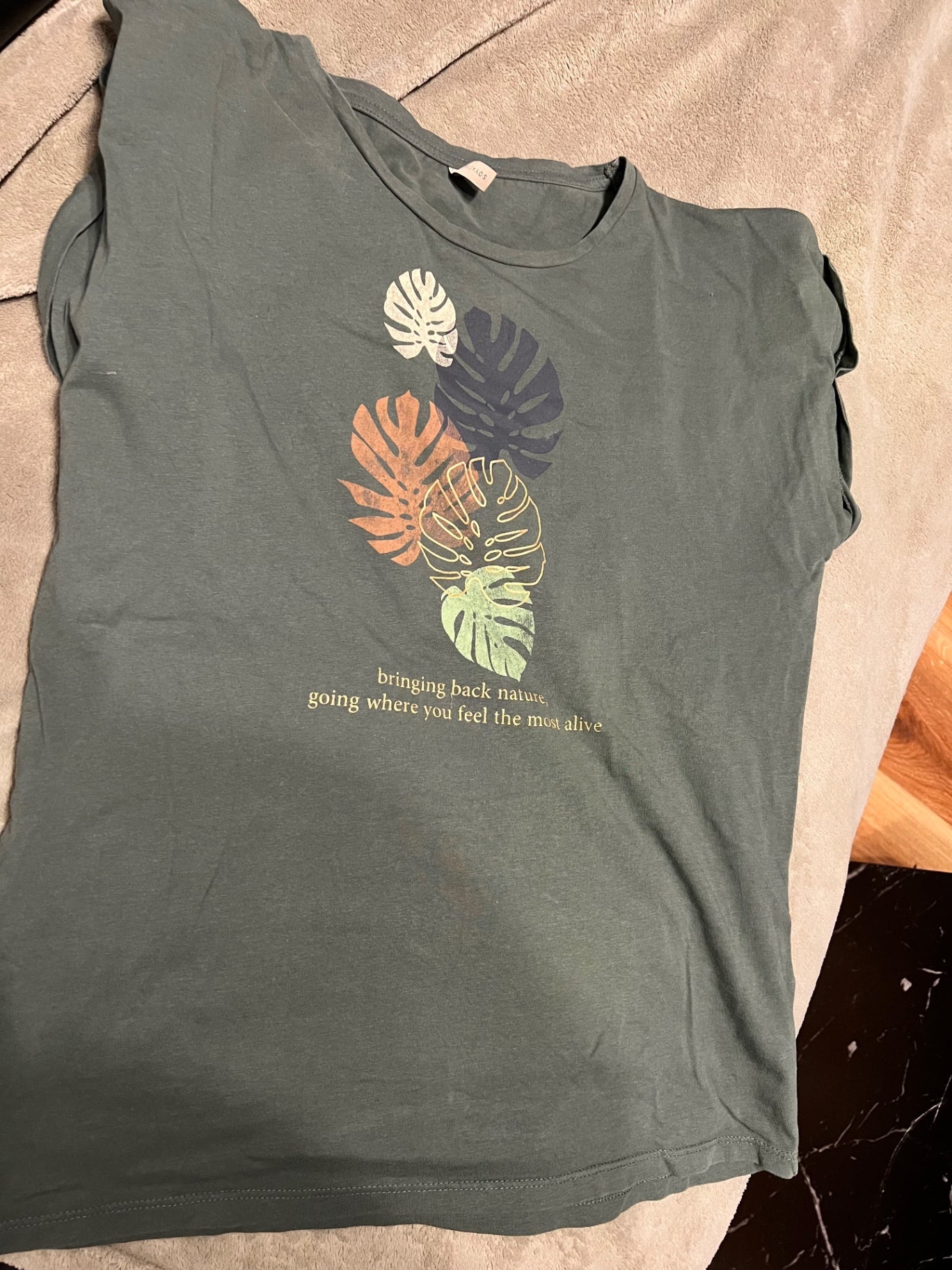 Soyaconcept T-Shirt Dunkelgrün Größe: M