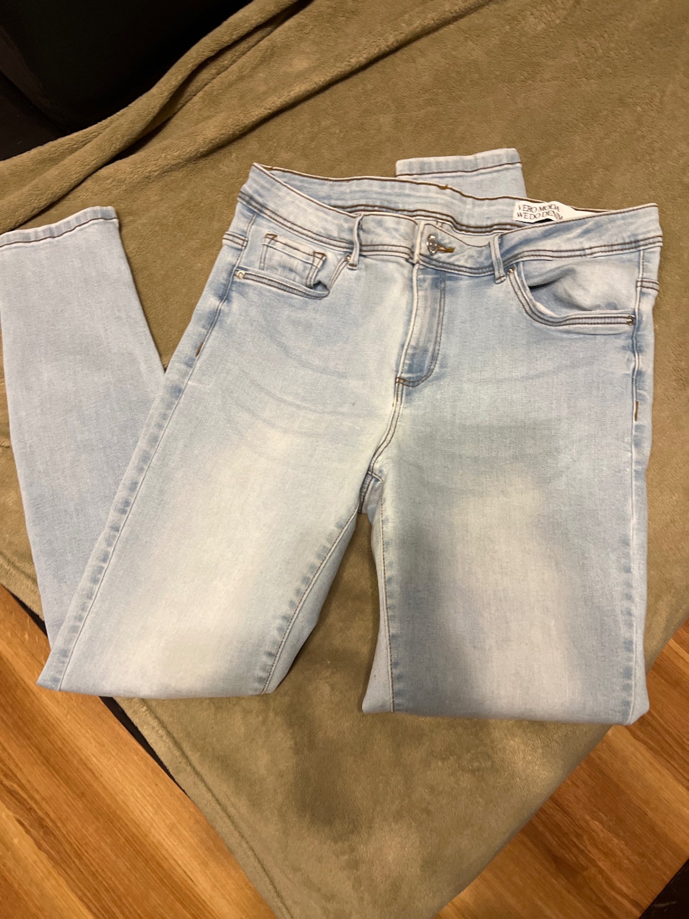 Vero Moda Jeans Hellblau Größe: L
