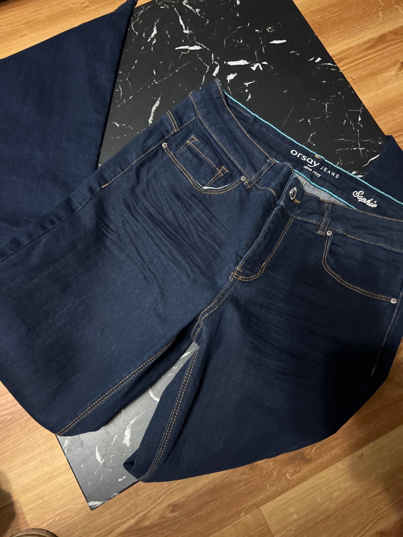 Orsay Jeans Dunkelblau Größe: 36