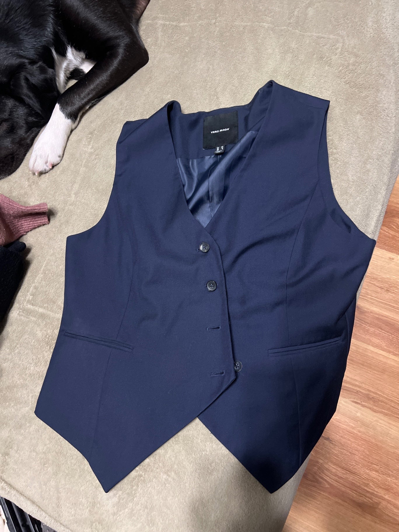 VERO MODA Weste Dunkelblau Größe: 40