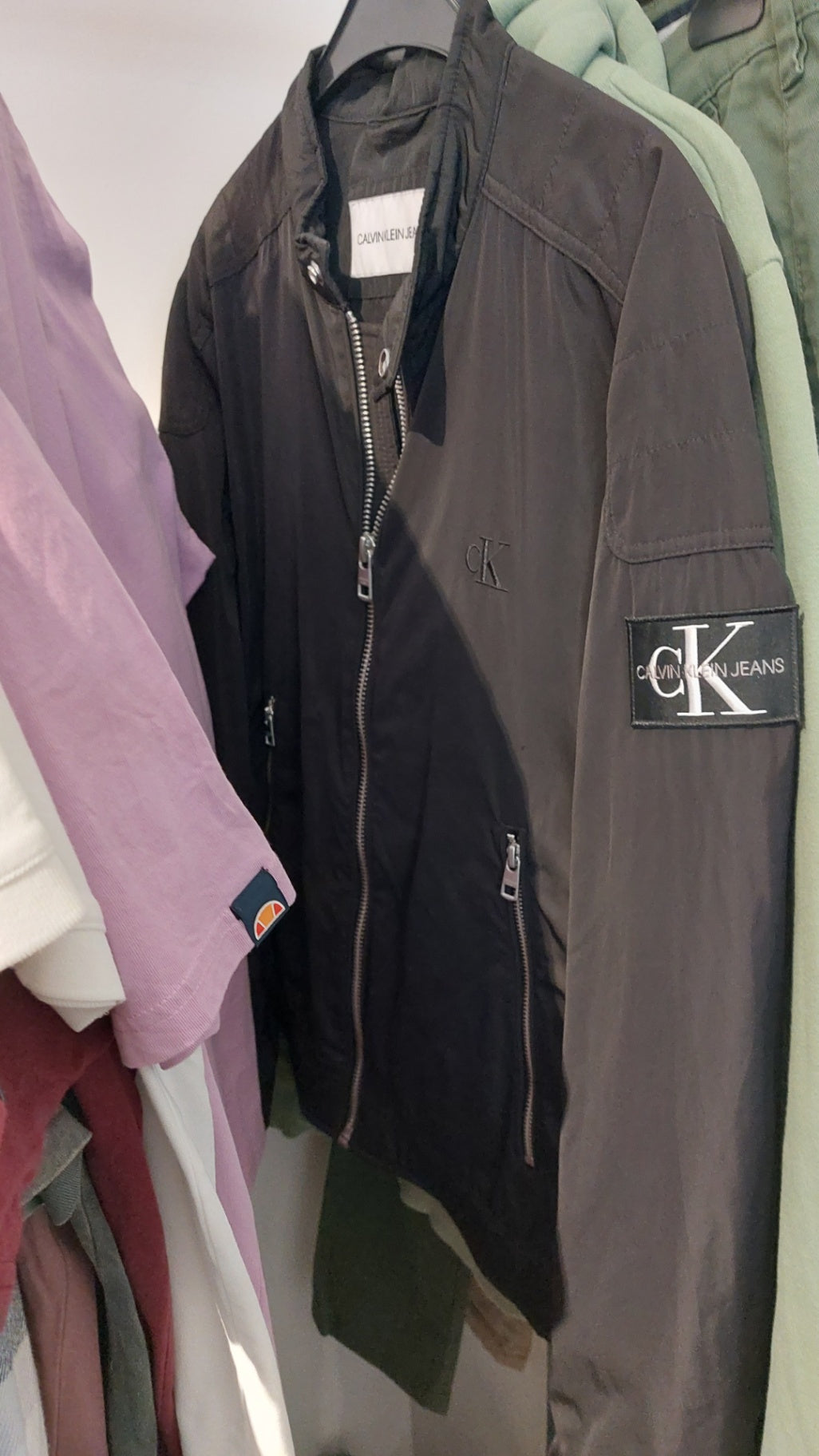 Calvin Klein Jeans Jacke Schwarz Größe: L