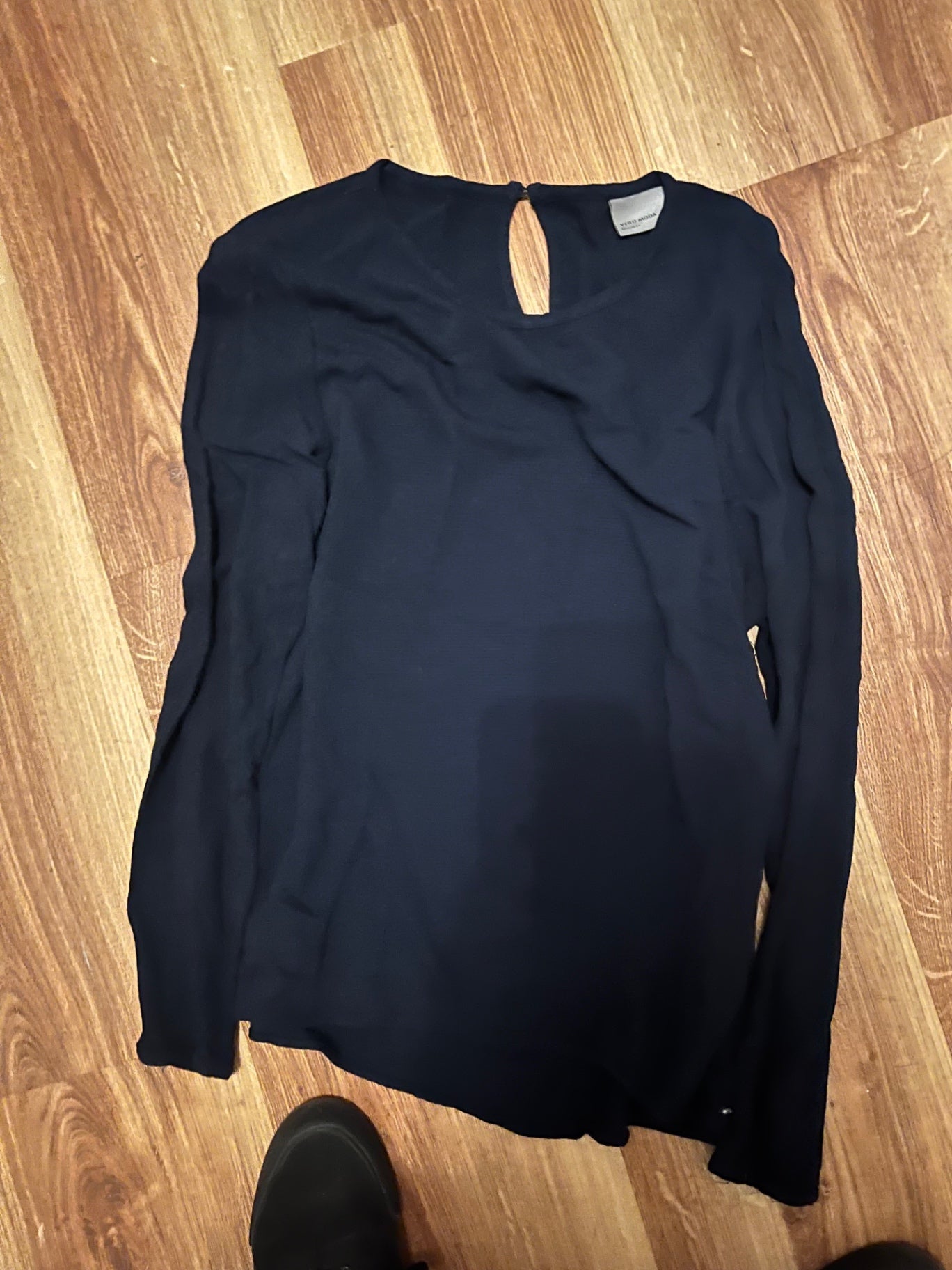 Vero Moda Langarmshirt Dunkelblau Größe: L