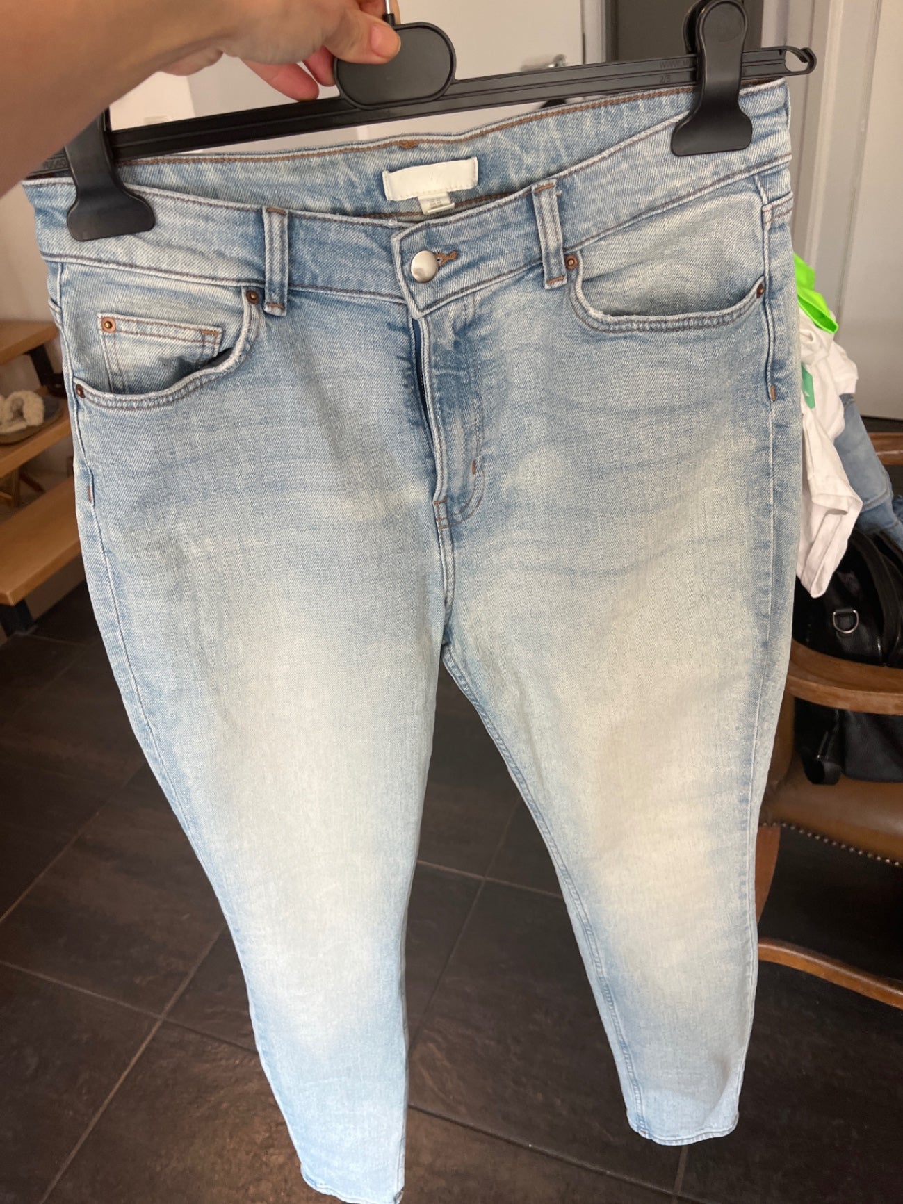 H&M Jeans Hellblau Größe: 42