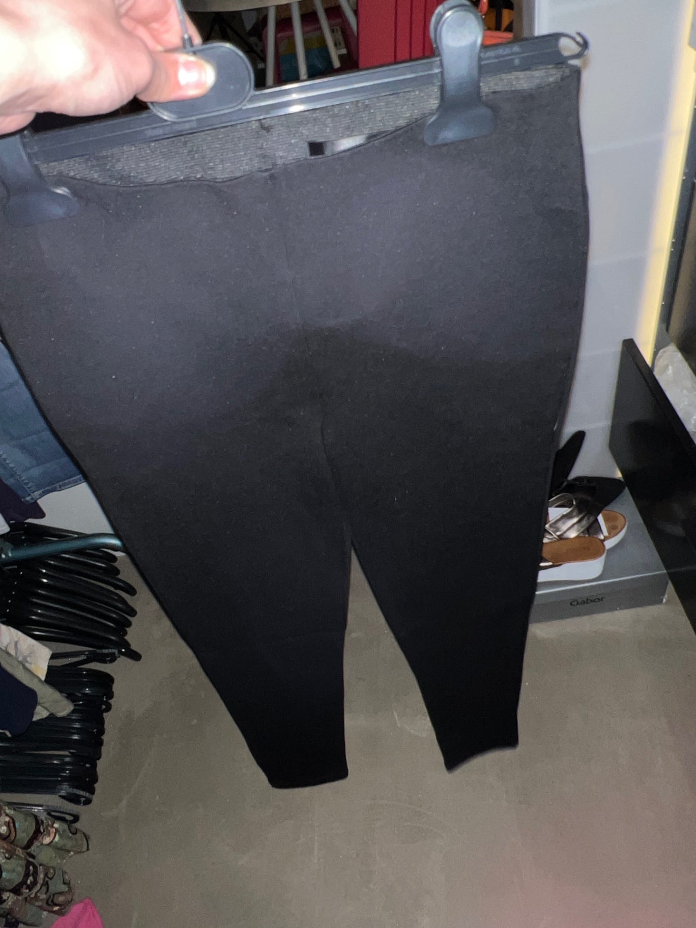 Hallhuber Hose Schwarz Größe: M