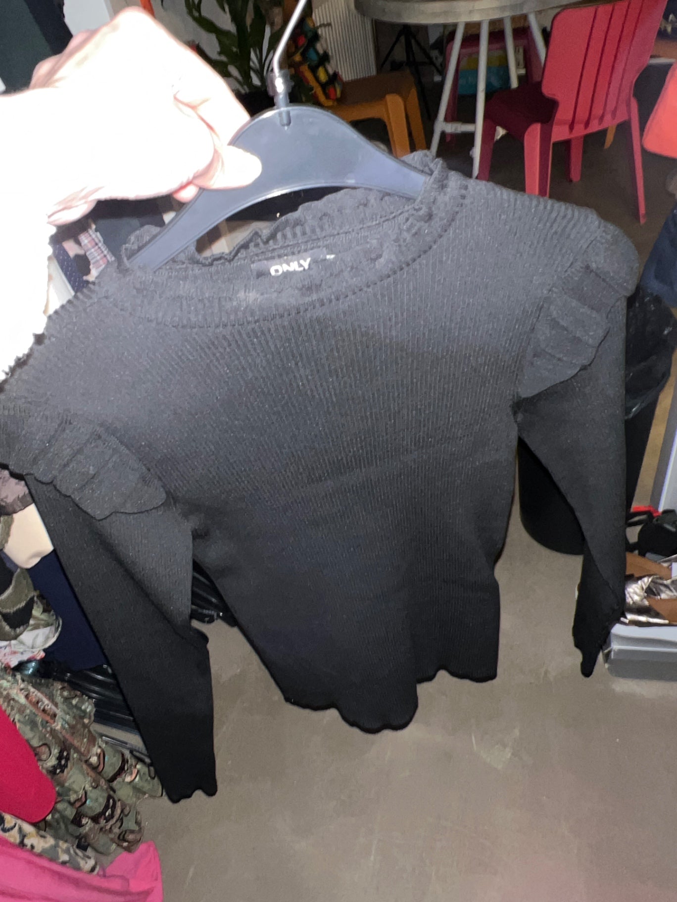 ONLY Pullover Schwarz Größe: S