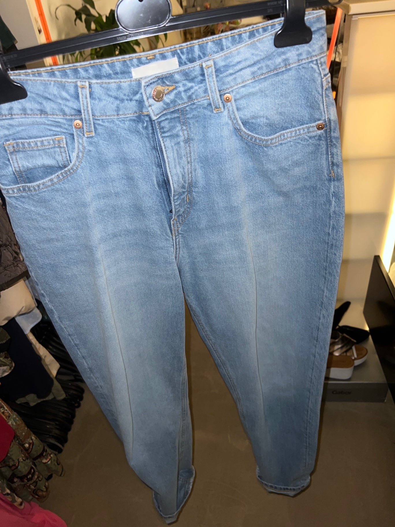 H&M Jeans Hellblau Größe: 38