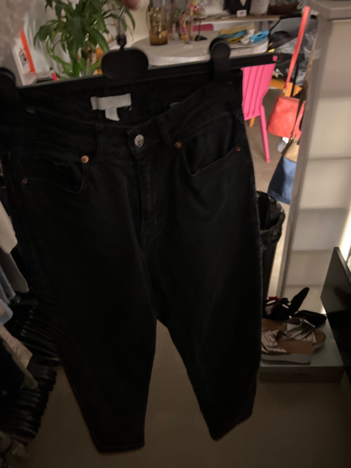 H&M Jeans Schwarz Größe: 38