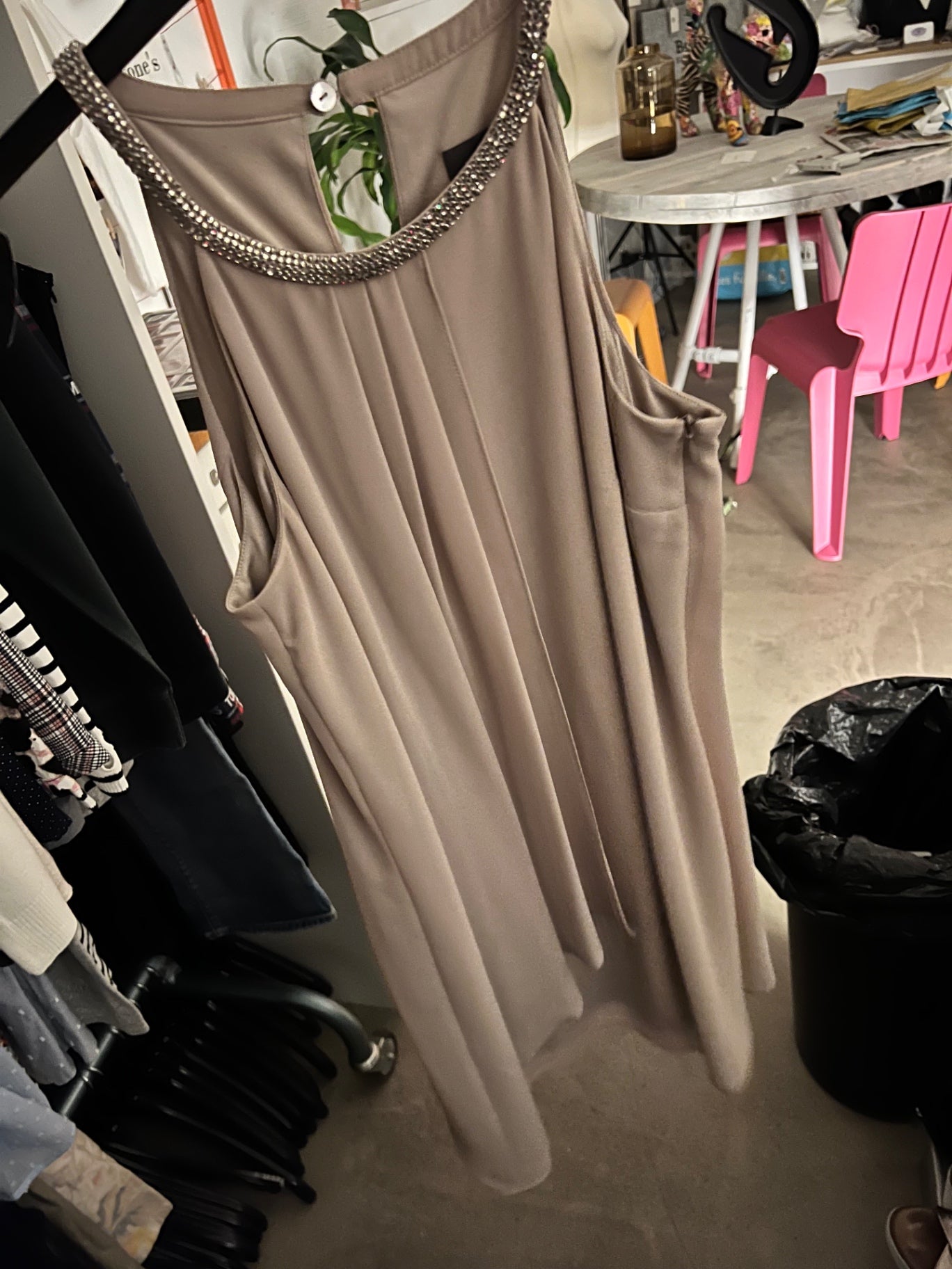 S. Oliver Premium Lange Bluse Beige Größe: 36
