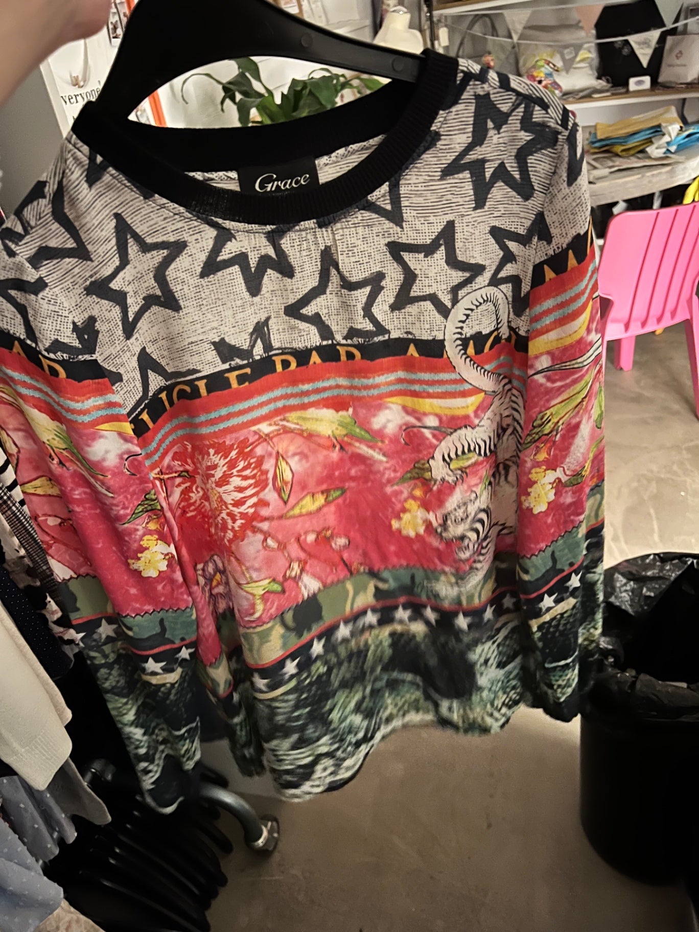 Grace SeidenShirt Bunt Größe: XS