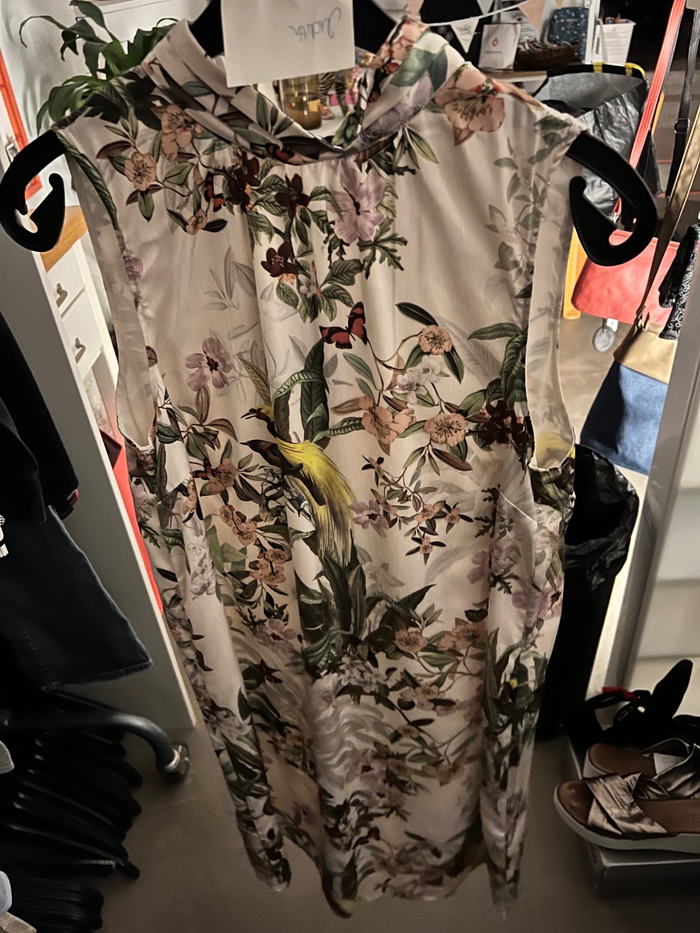 H&M Kleid Mehrfarbig Größe: S